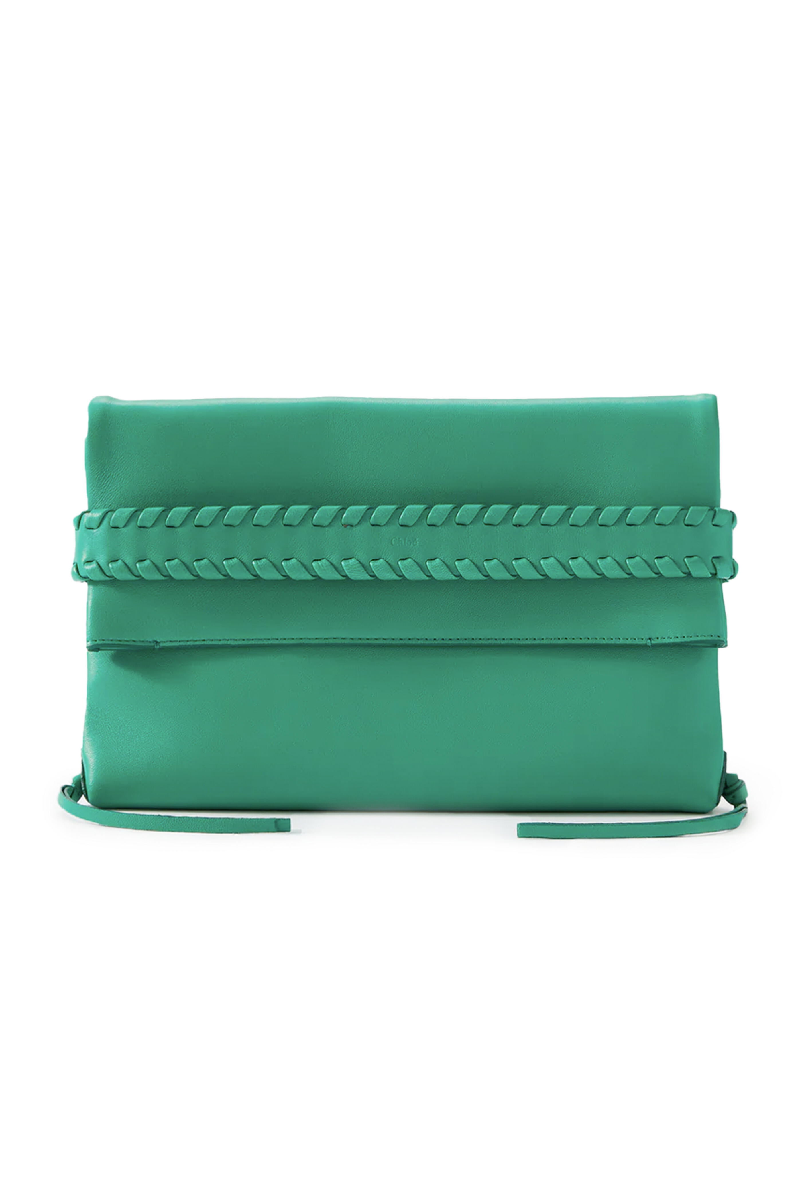 Chloé - Mony Fold Over Clutch in Pop Green
