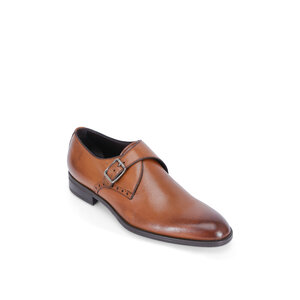 Ermenegildo Zegna Avenue Flex Brown Leather Monk Strap Shoes Mens 10.5 Zegna couture monk strap - Gem main image 3