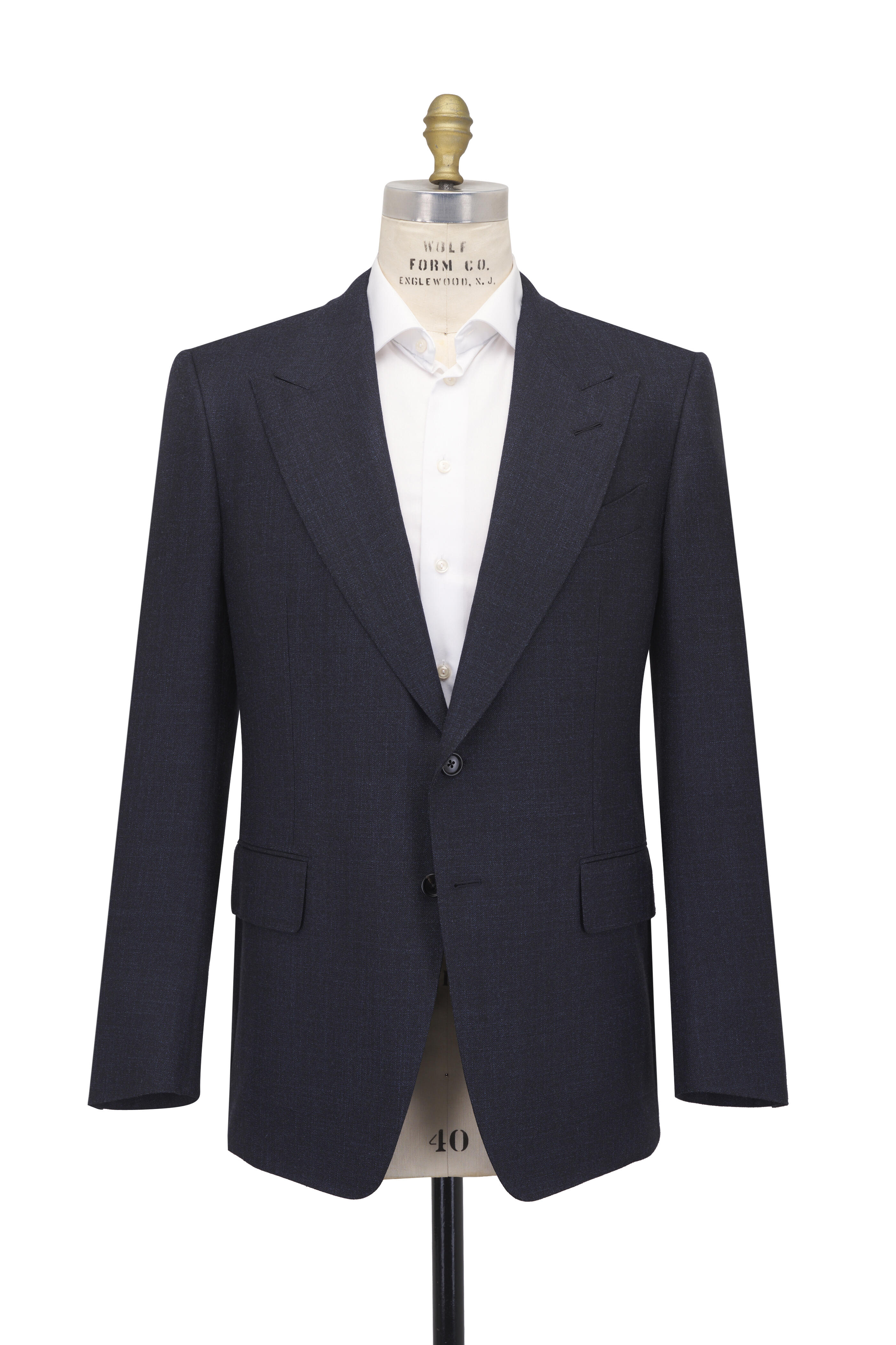 Tom Ford - Shelton Dark Indigo Wool & Silk Sportcoat