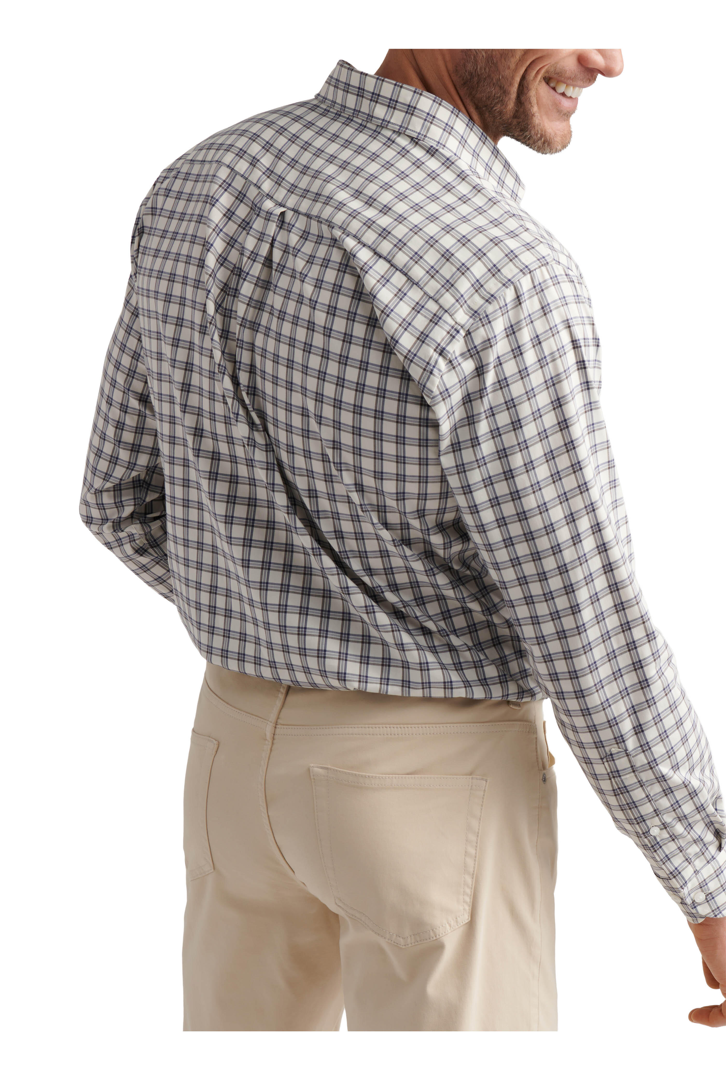 Peter Millar - Lenox Winter Ivory Plaid Sport Shirt