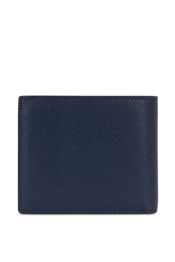 Dunhill - Cadogan Navy Blue Grained Leather Billfold Wallet