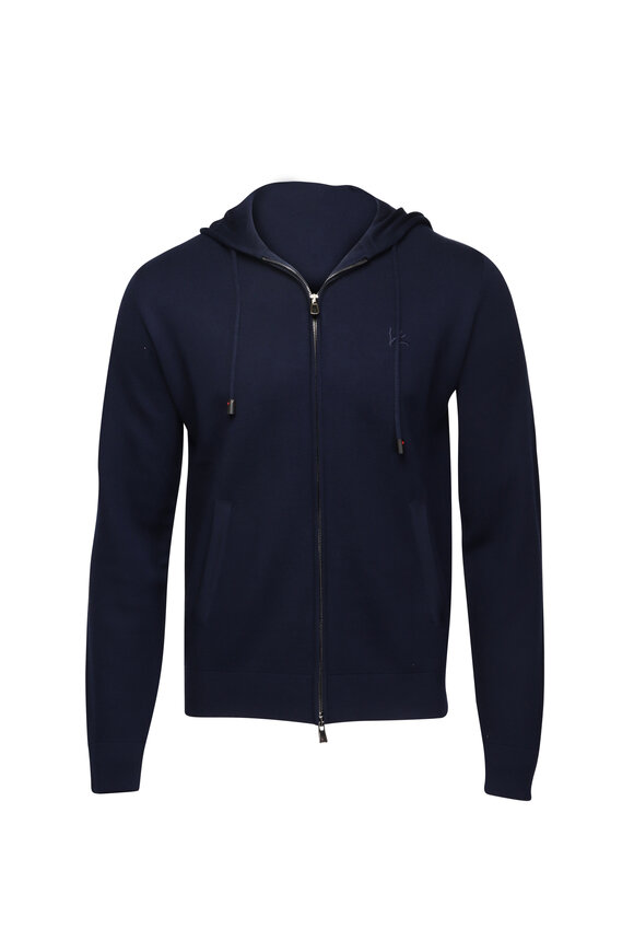 Stone Island - Sky Blue Full Zip Hoodie | Mitchell Stores