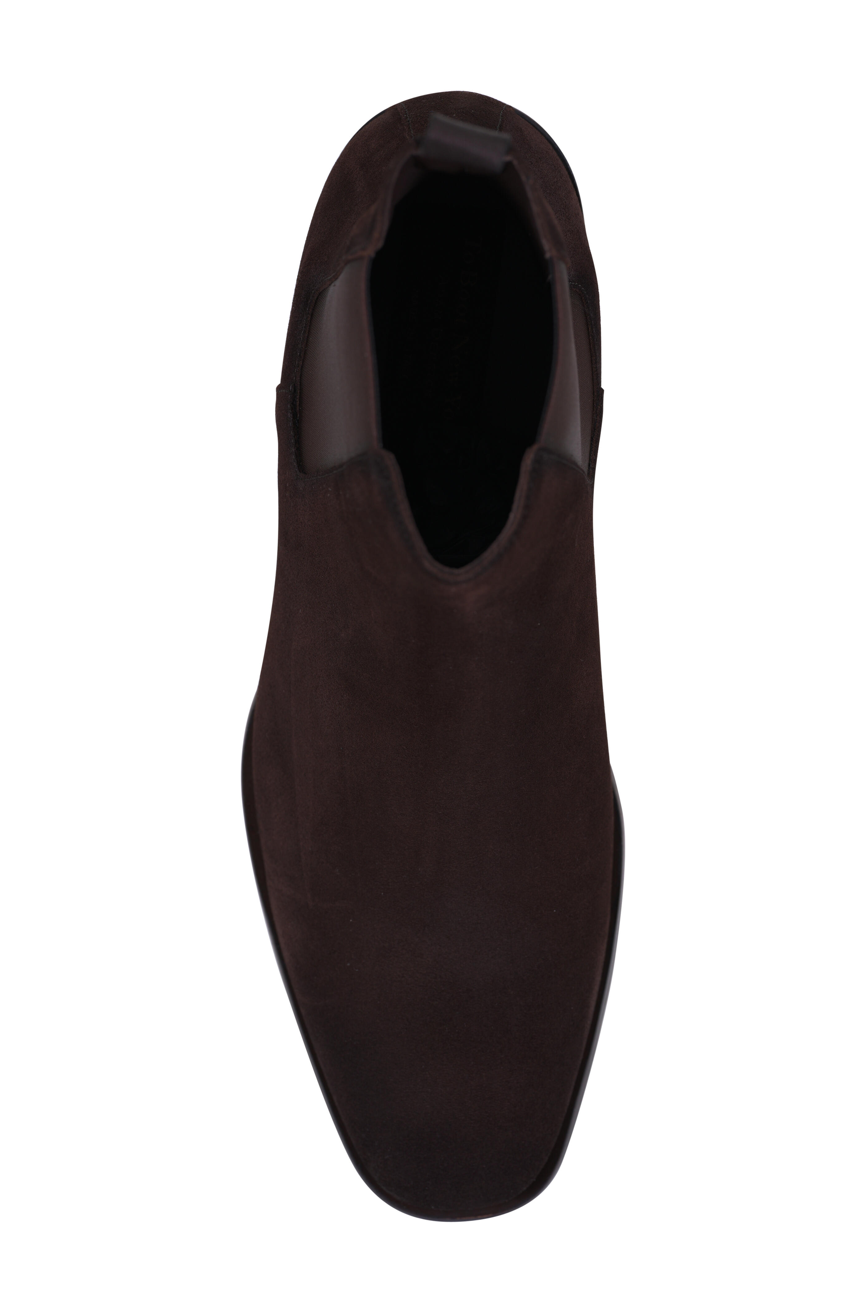 To Boot New York - Christopher Dark Brown Suede Chelsea Boot