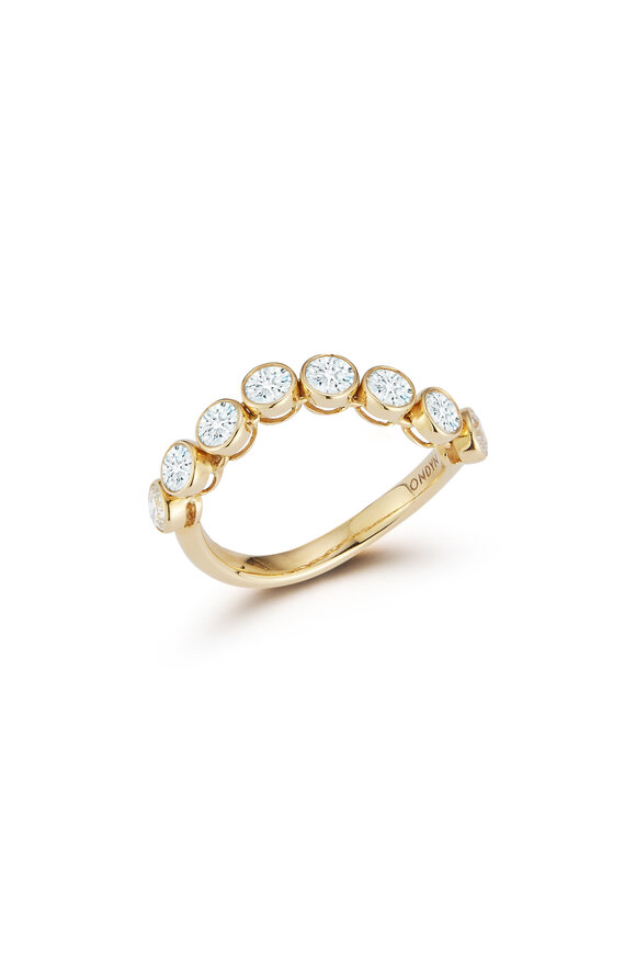 Ondyn 18k Yellow Gold Large Diamond Capri Ring