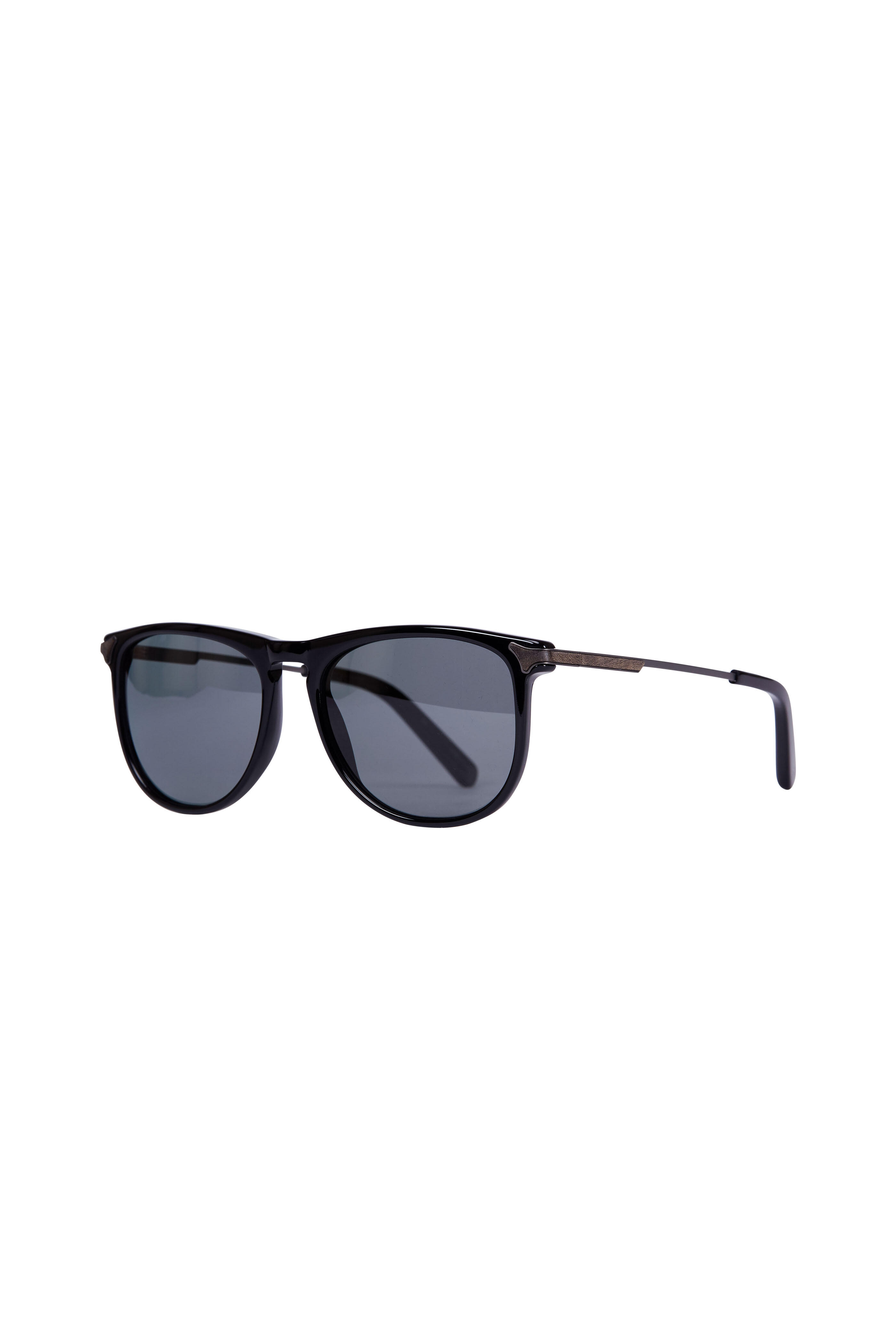 Shwood - Keller Black & Walnut Polarized Sunglasses