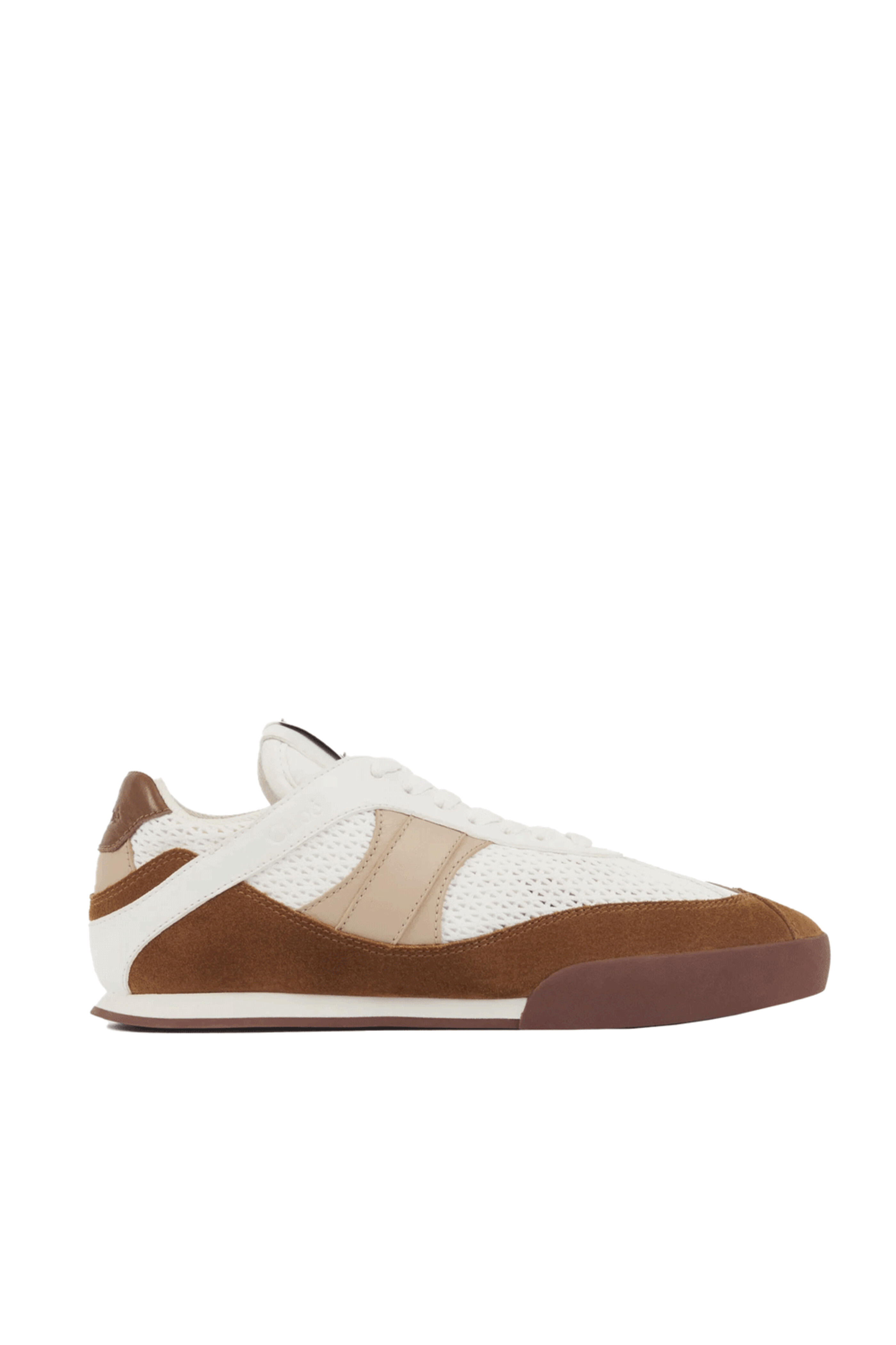 Chloé - Kick Sneakers in Natural Brown | Mitchell Stores