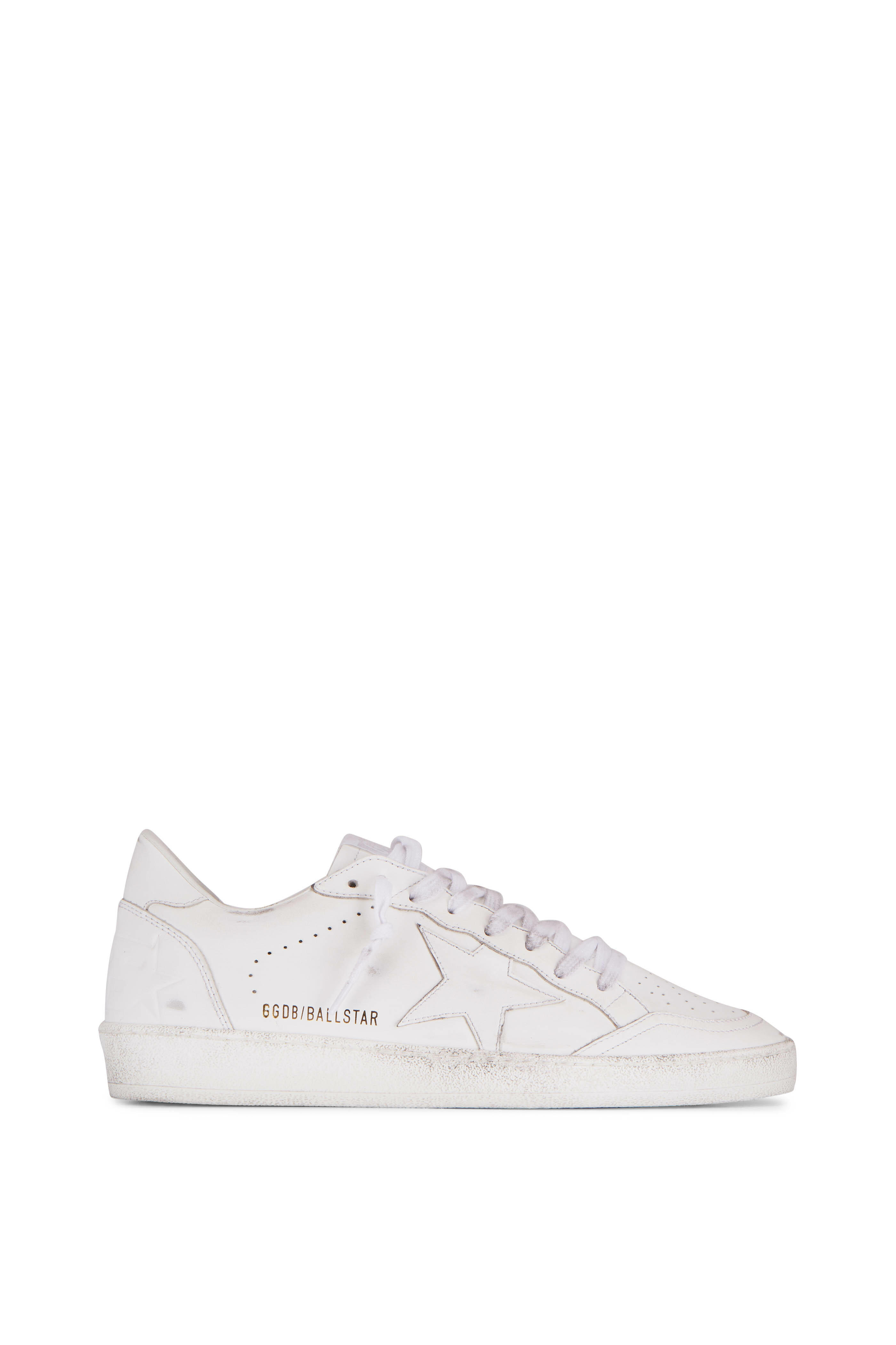 Golden Goose - Ball Start Optic White Leather Sneaker
