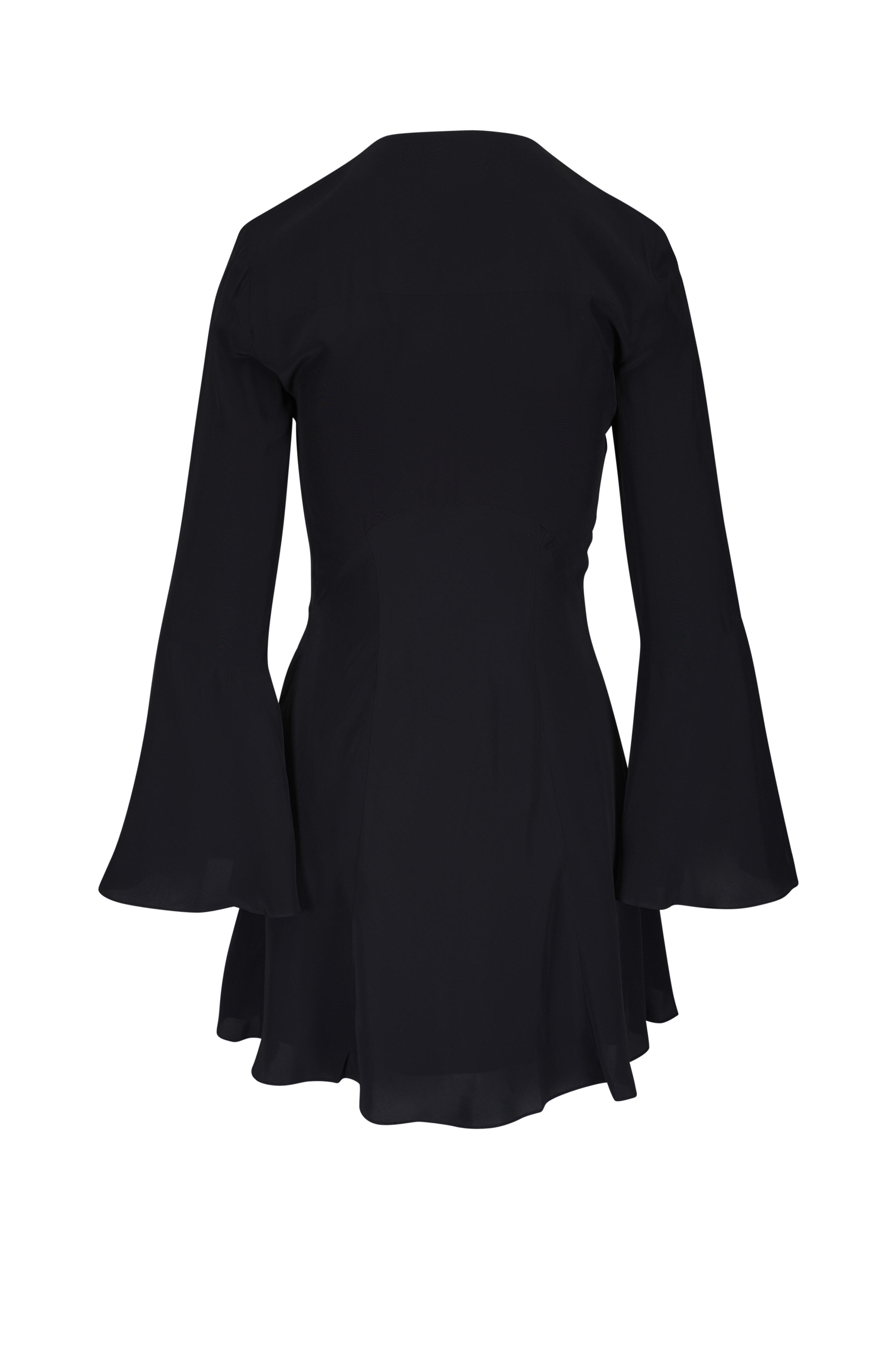 Veronica Beard - Ezri Black Crepe Mini Dress