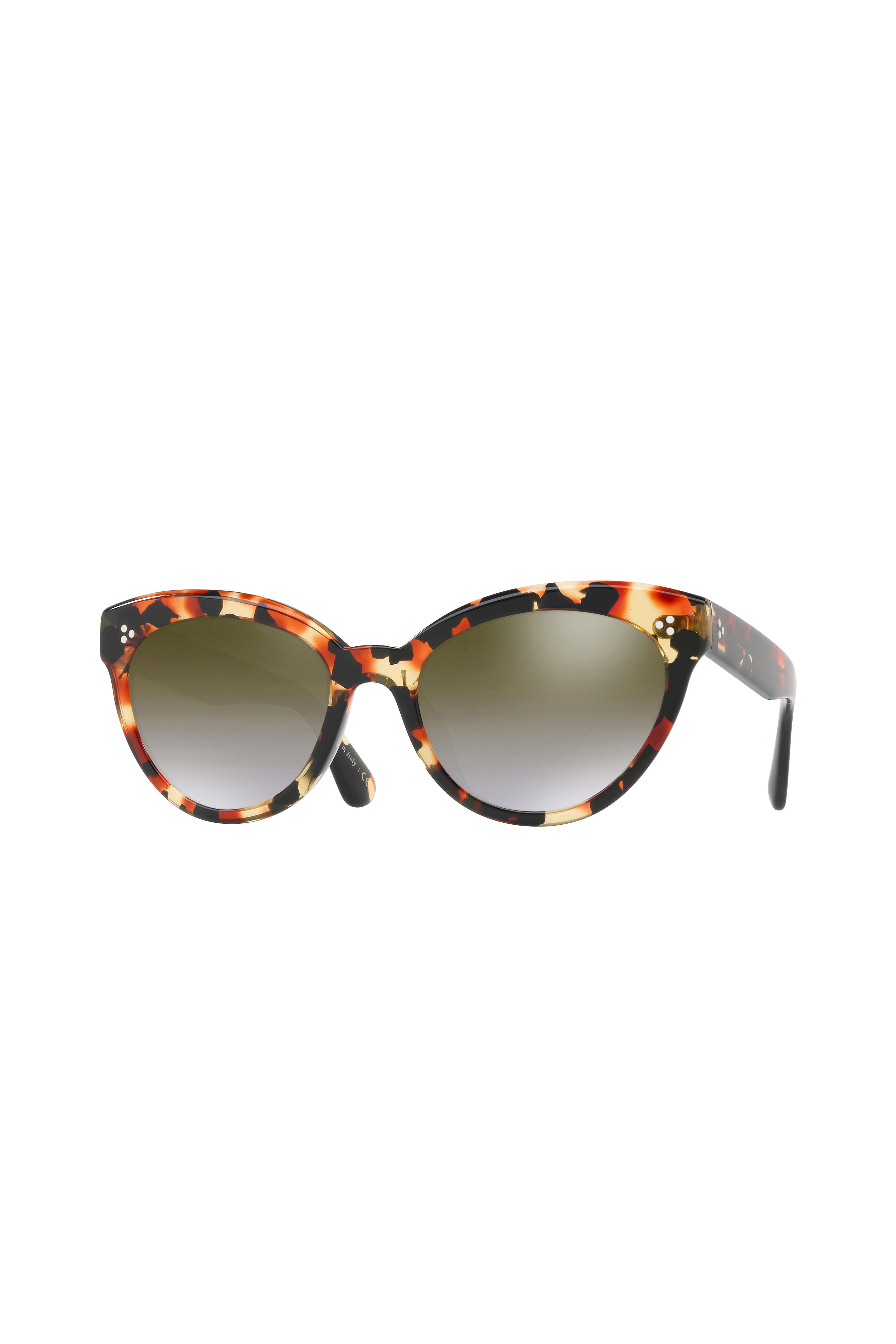 Oliver Peoples - Roella Tortoise & Bronze Mirrored Sunglasses
