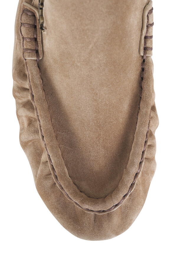 Saint Laurent Le Loafer Suede Loafer Mule - view 4