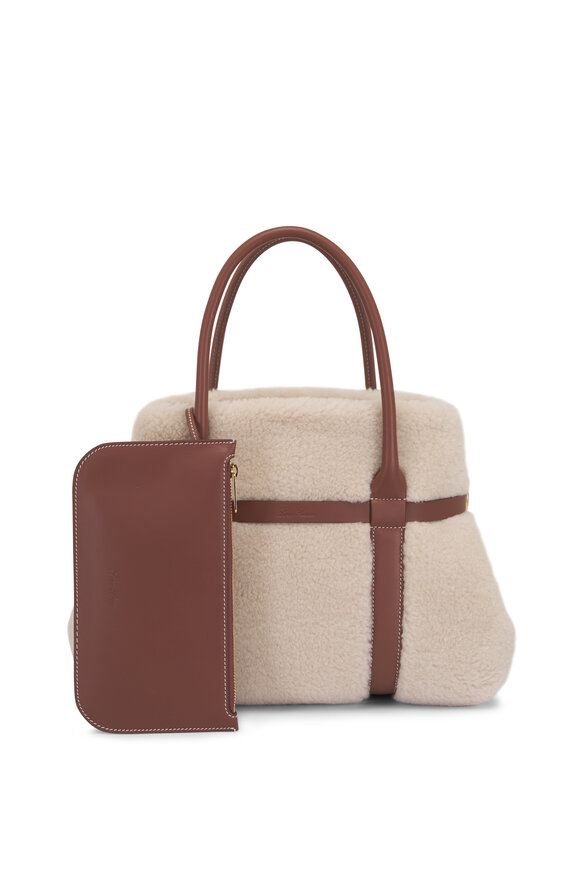 Loro Piana Small Ghiera Cashfur Shopper - view 4