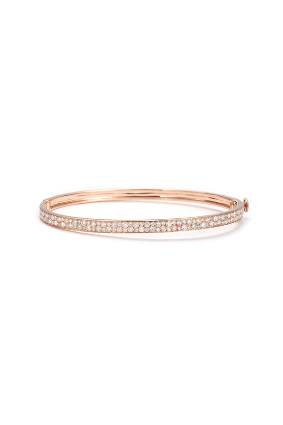 Nam Cho Modern Half Pavé Bangle