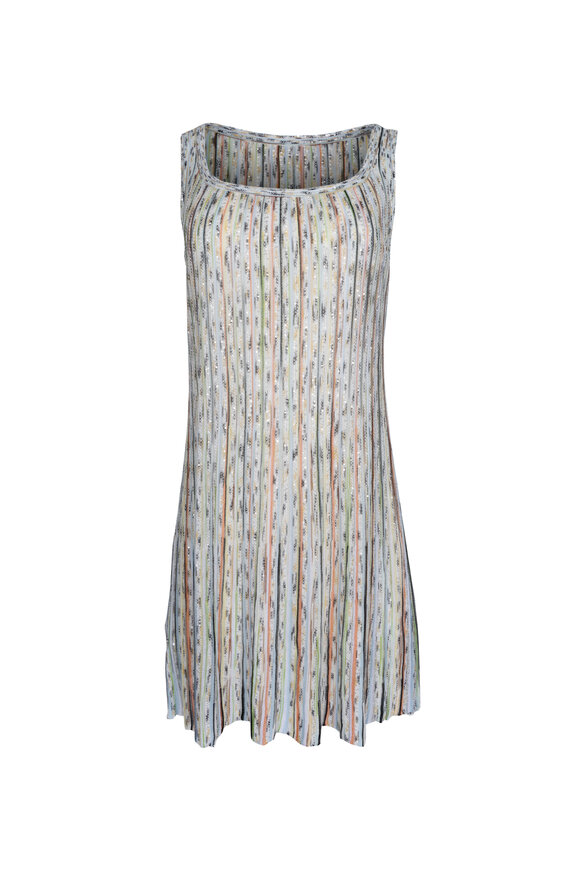 Missoni Green & Brown Sequin Mini Dress