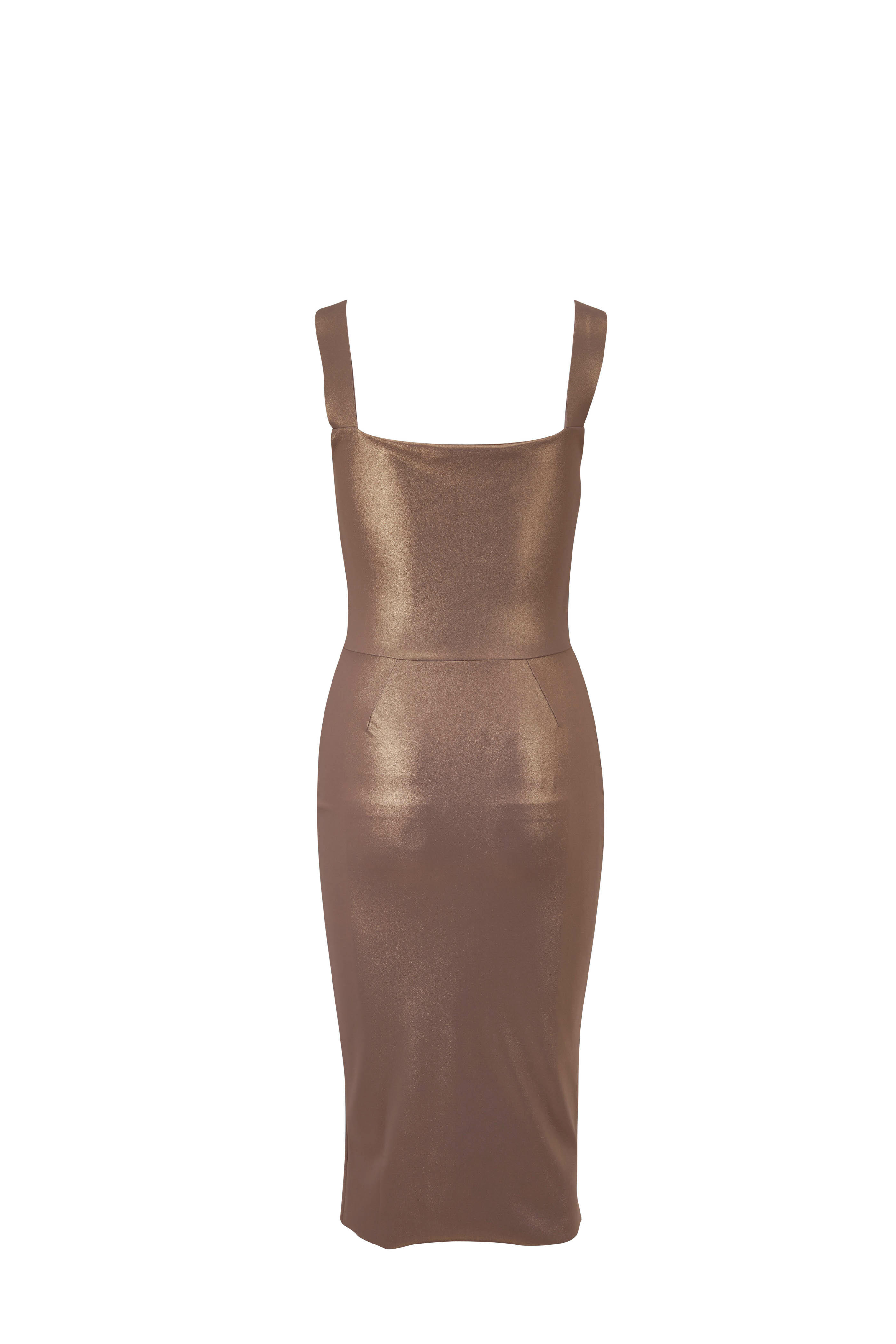 Chiara Boni La Petite Robe - Argea Stardust Taupe Sleeveless Dress