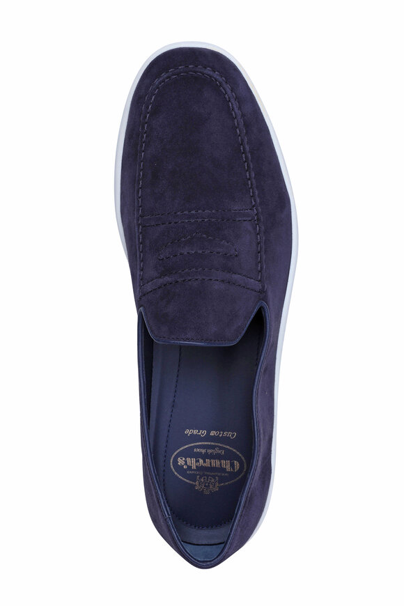 Church's Pebbles Navy Suede Loafer - view 3