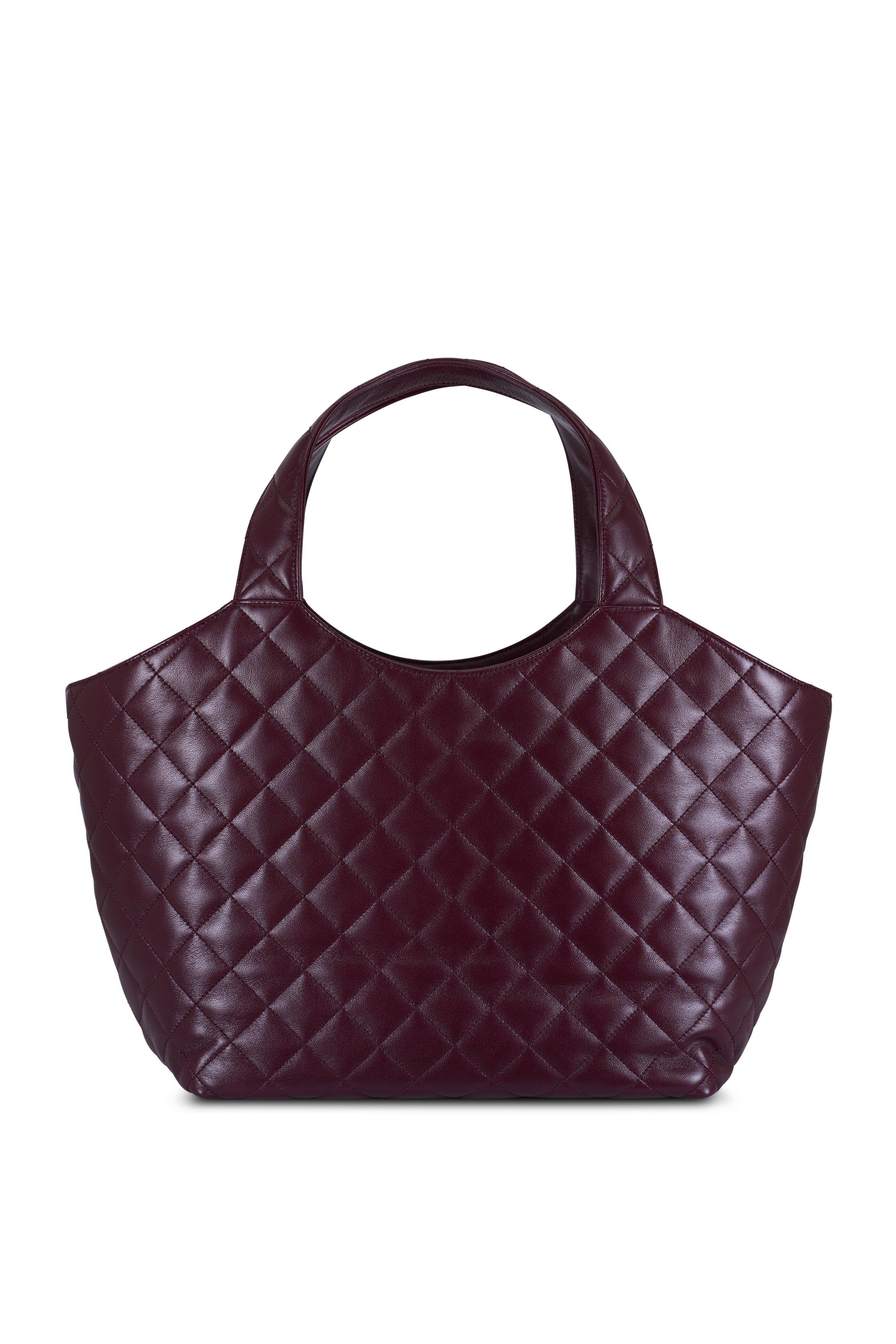 Saint Laurent - Medium Icare Rouge Quilted Leather Shopping Tote