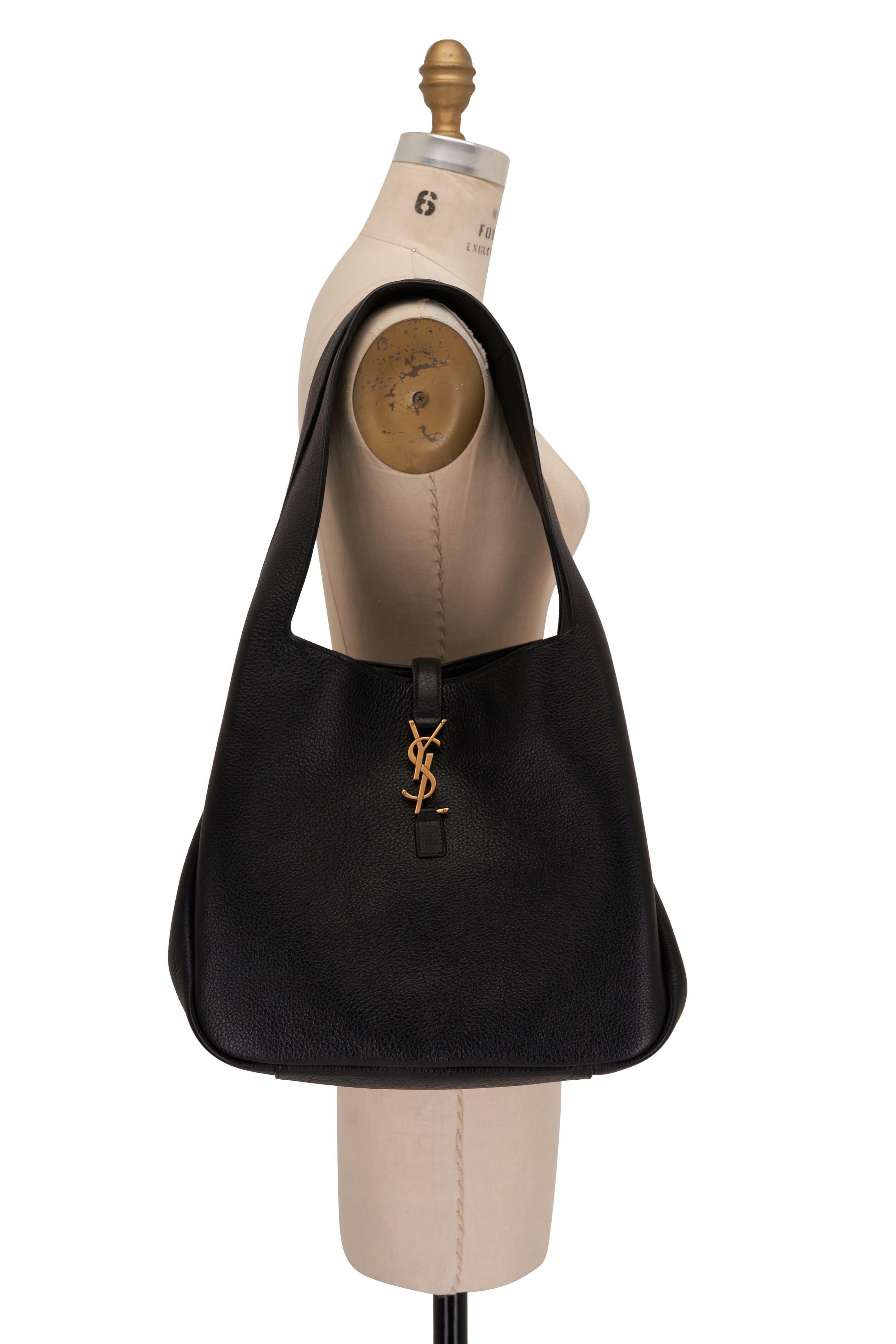 Ysl grained leather online bag