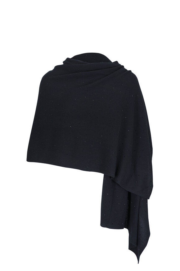 Kinross Black Tonal Crystal Wrap - view 1
