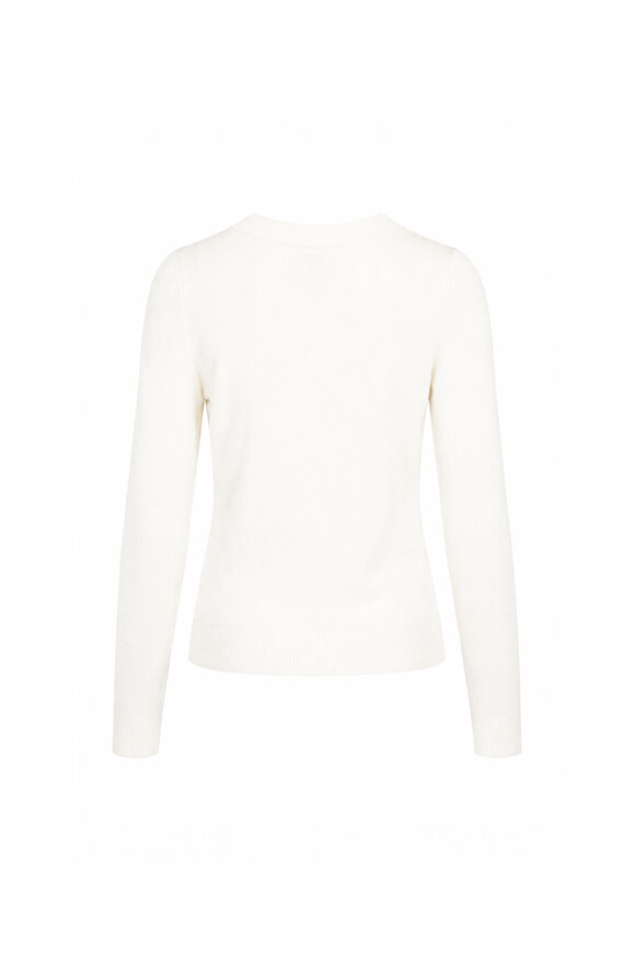 Leo Lin Claire Embellished Wildflower Knit Cardigan - view 2