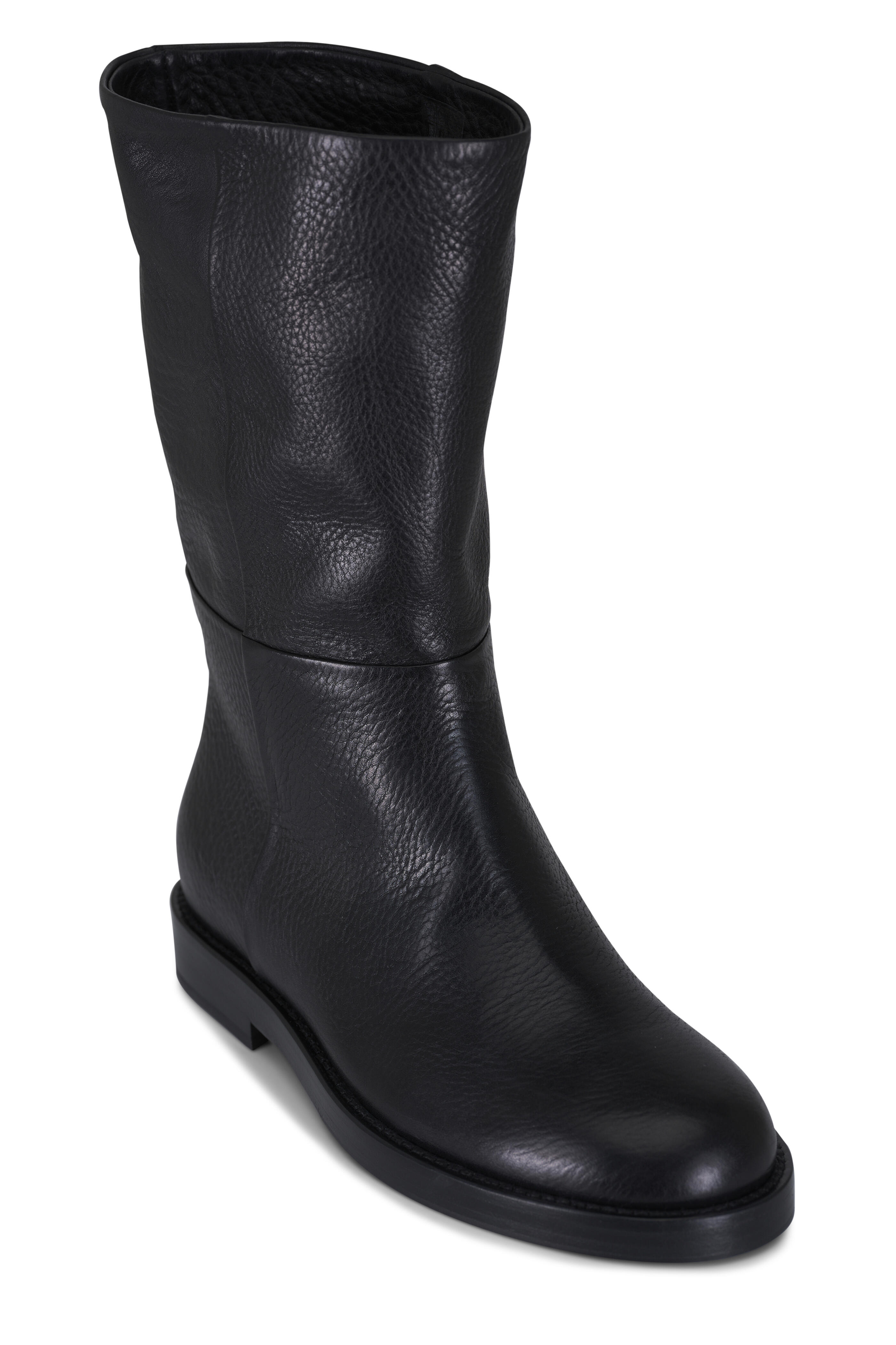 AGL - Zenit Nero Grained Leather Low Boot