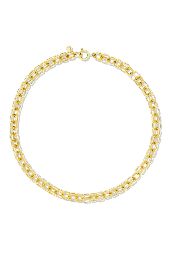 Cadar 18k Yellow Gold Link Necklace