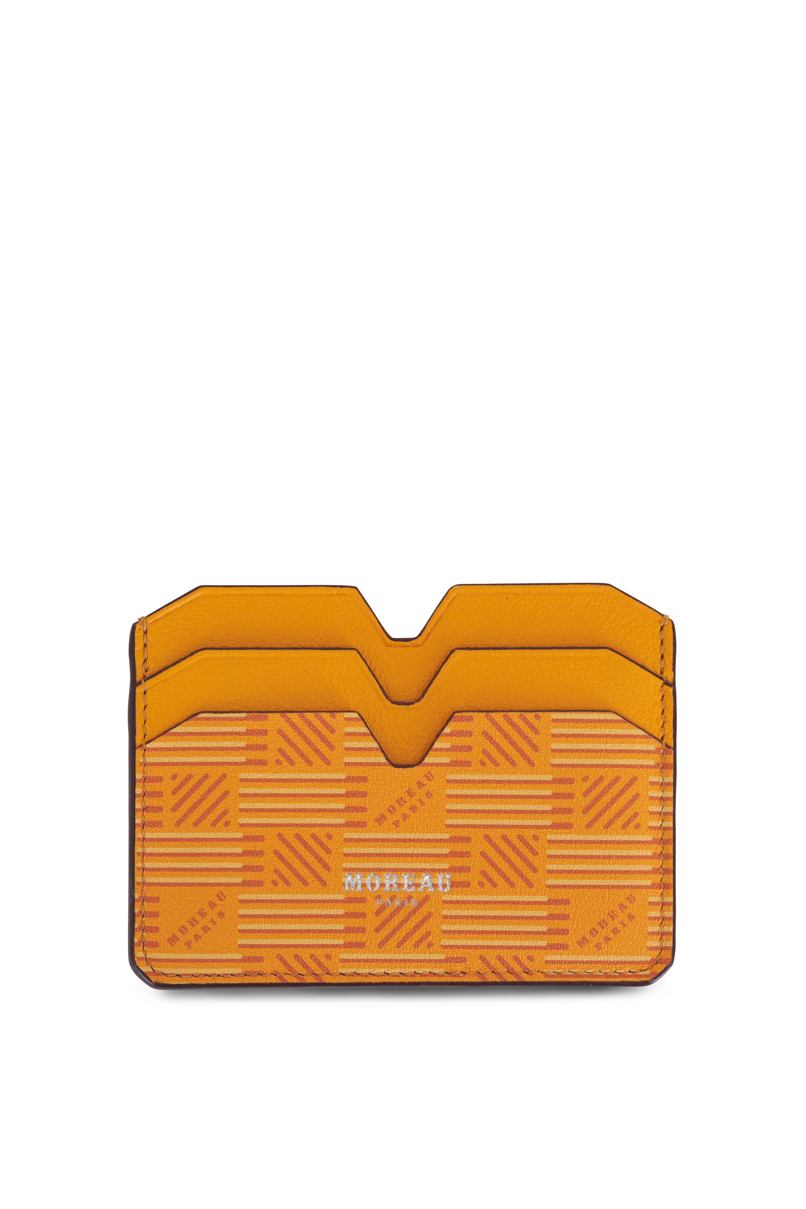 【新品未使用】MOREAU PARIS カードケース Moreau Paris - Honey Leather Logo Card Case | Mitchell Stores