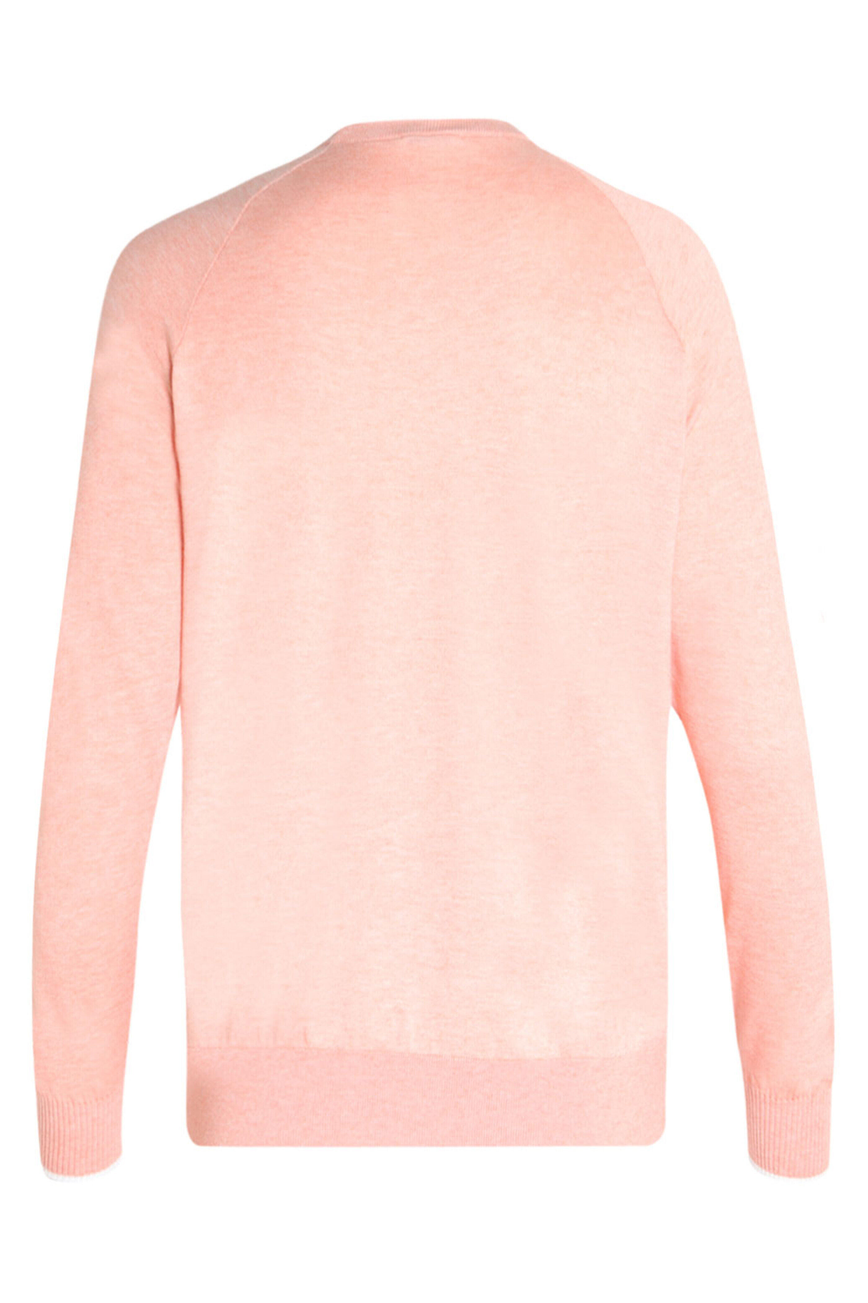 Cesare Attolini - Light Orange Cotton Blend Crewneck Sweatshirt