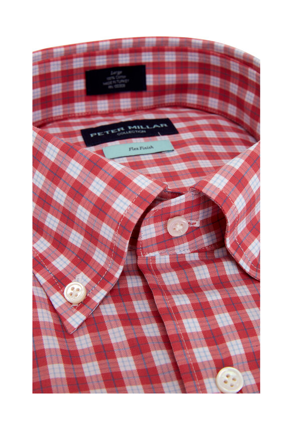 Peter Millar - Tides Pink Check Sport Shirt