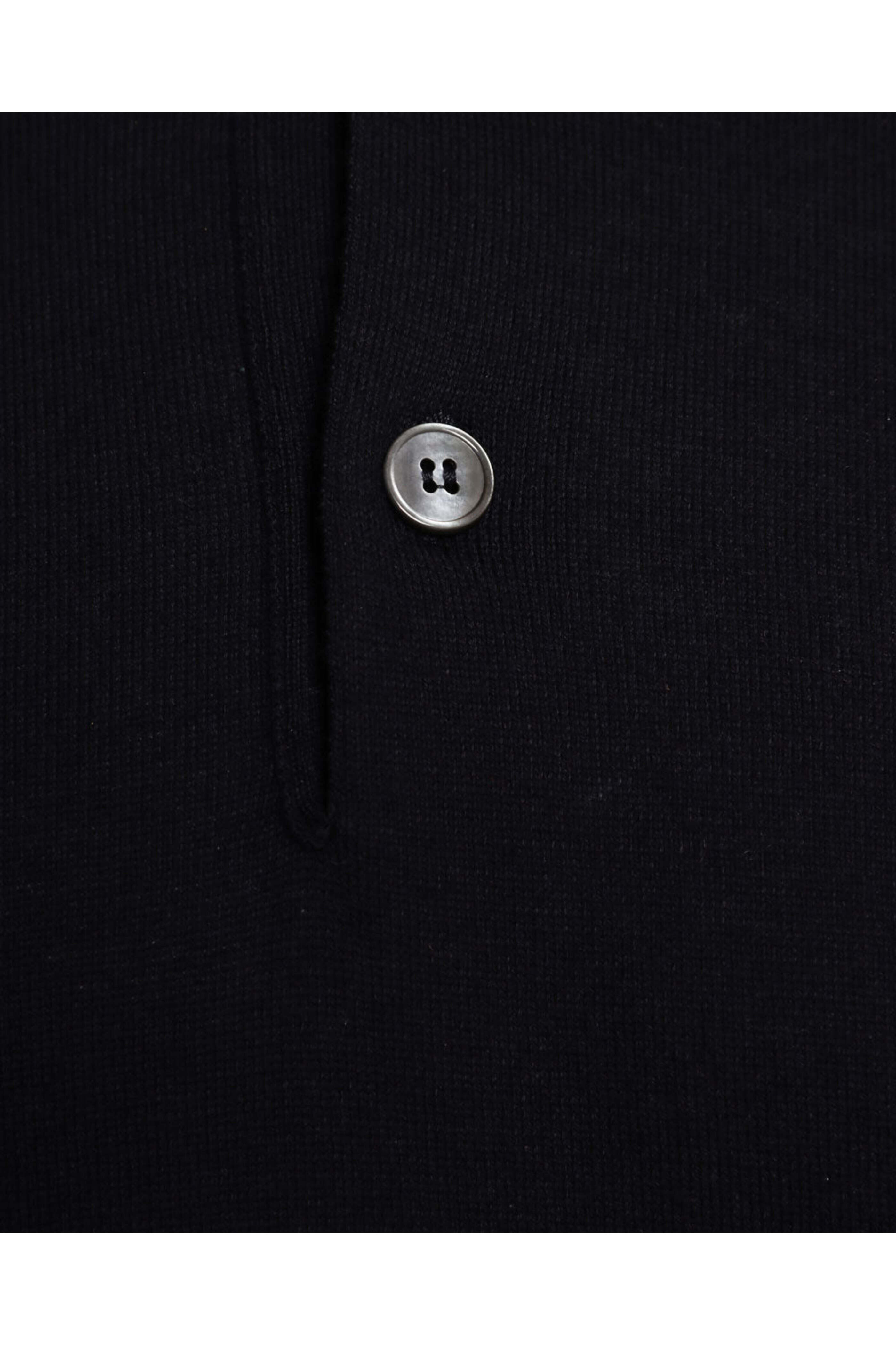 Zegna - Navy Premium Cotton Short Sleeve Polo