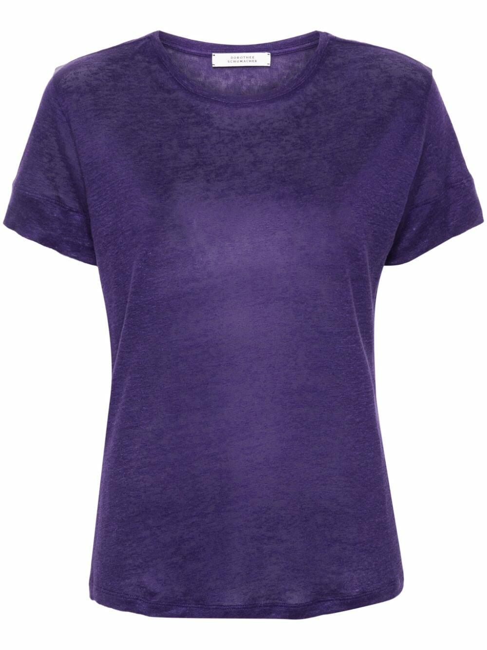 Dorothee Schumacher - Natural Ease Purple T-Shirt