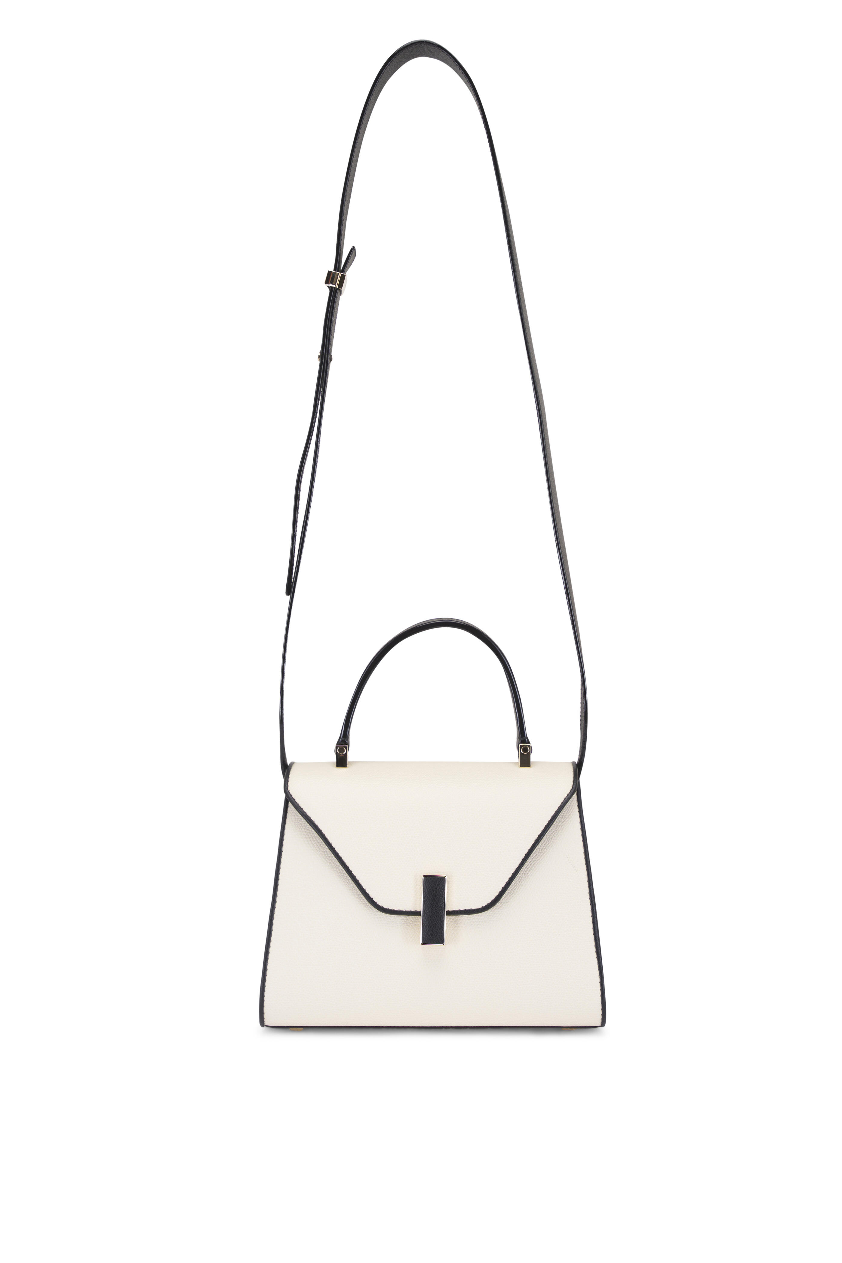 Valextra - Mini Inside Chiaroscuro White & Black Satchel