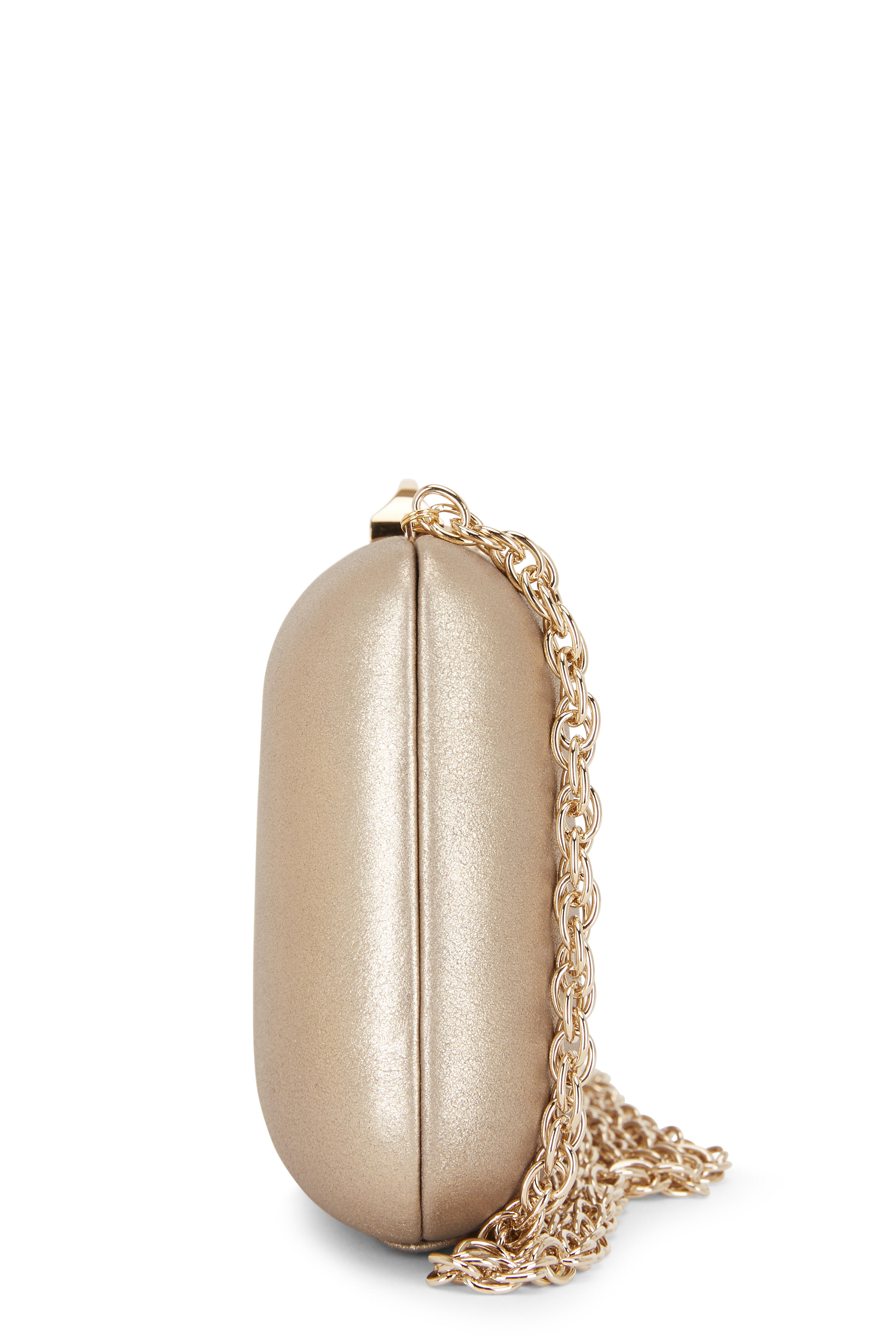 Judith Leiber Rose Golden Clutch Bag - Gold - One Size