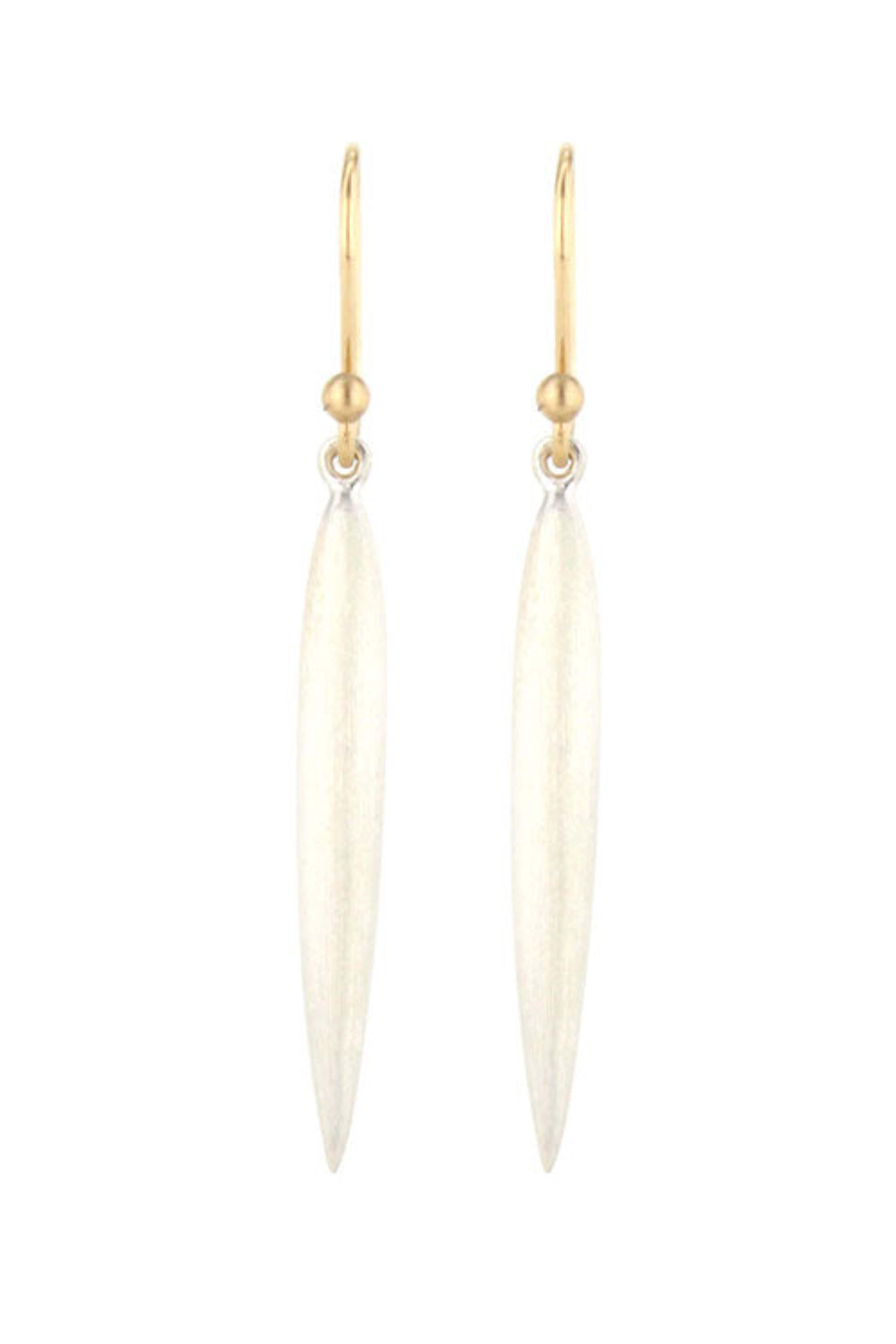 Ted Muehling - Silver Large Rice Earrings