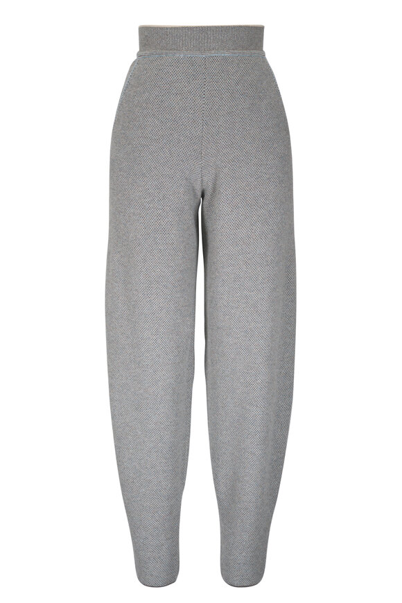 Loro Piana Varallo Black & Ivory Baby Cashmere Pant - view 1