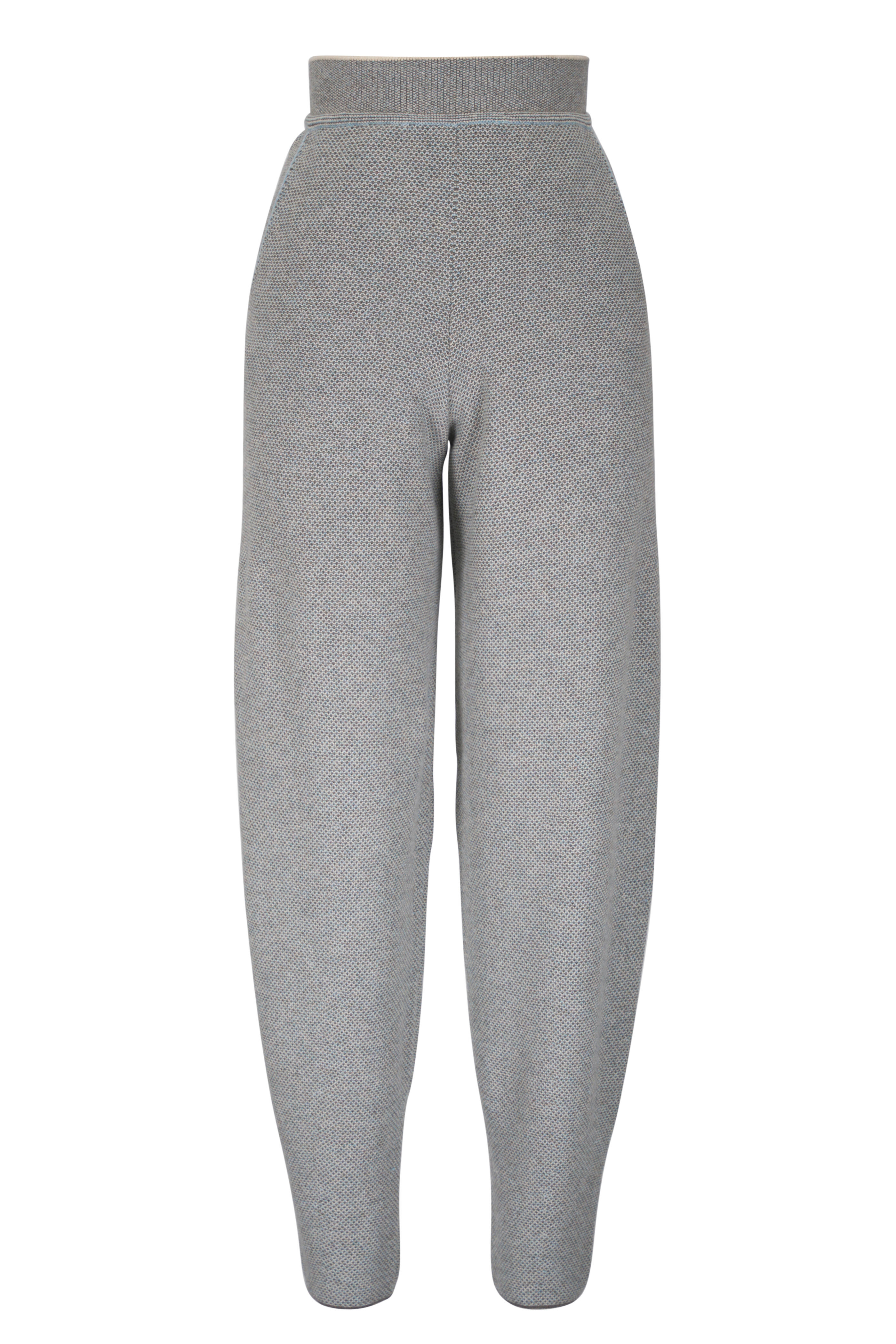 Loro Piana - Varallo Black & Ivory Baby Cashmere Pant - view 1