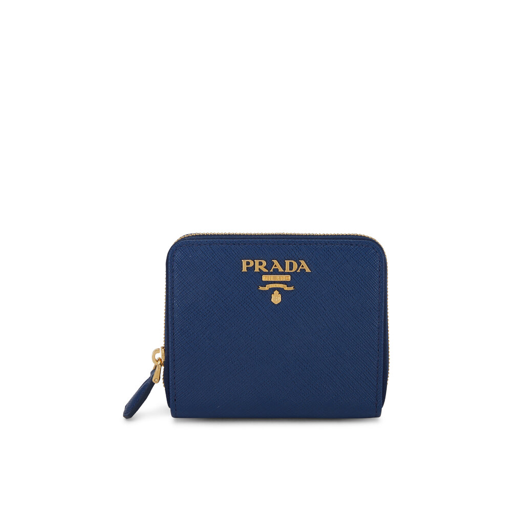 Prada saffiano on sale leather coin purse