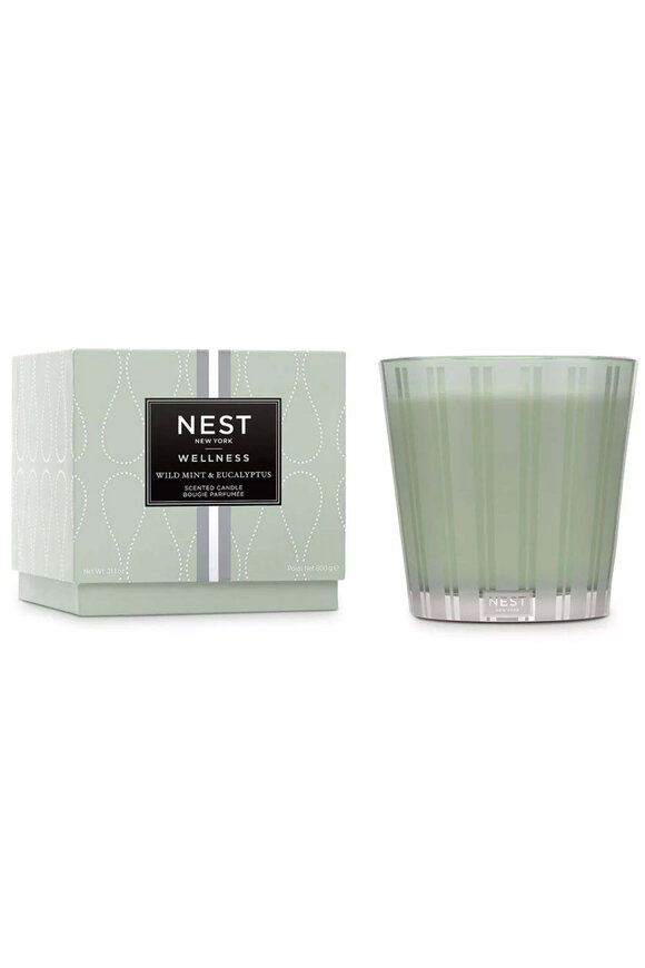 Nest Fragrances Wild Mint & Eucalyptus 3-Wick Candle - view 1