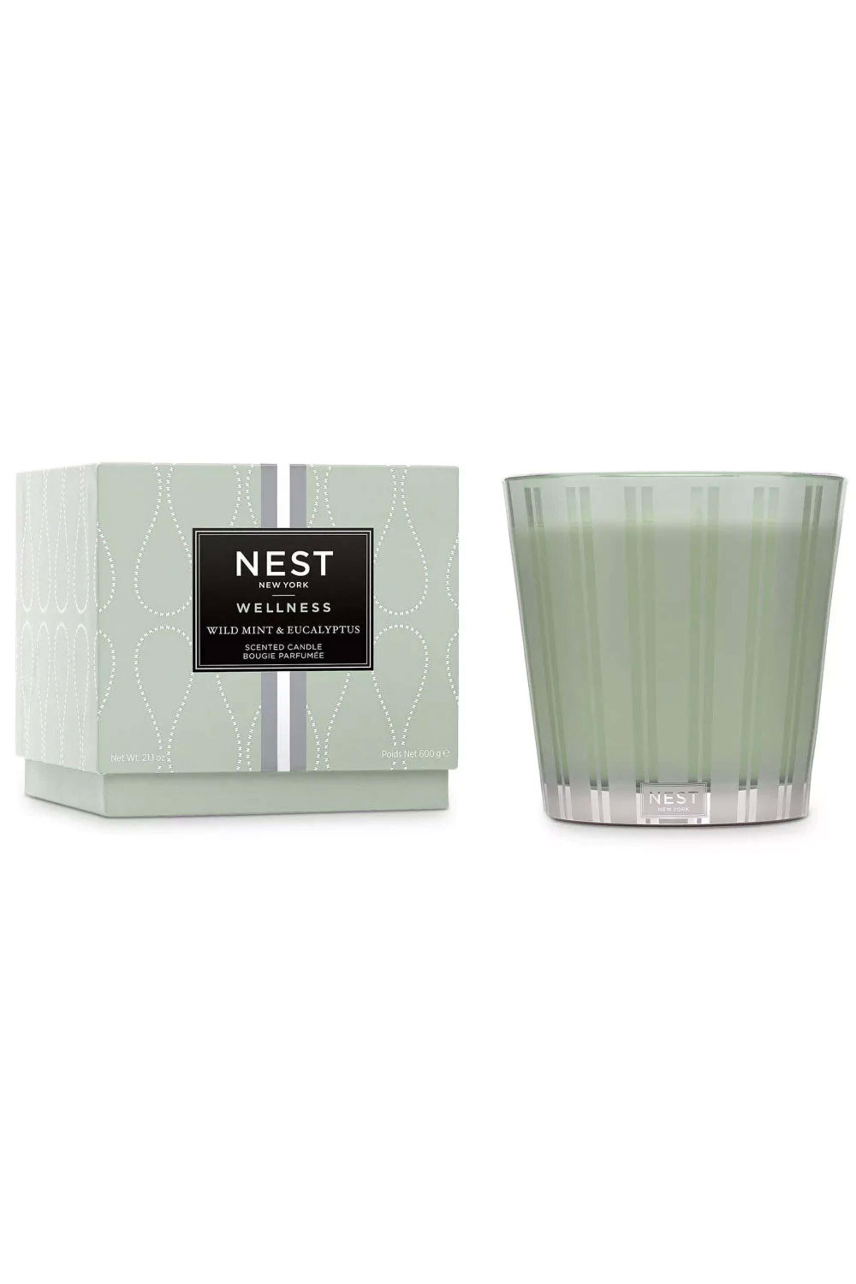 Nest Fragrances - Wild Mint & Eucalyptus 3-Wick Candle - view 1
