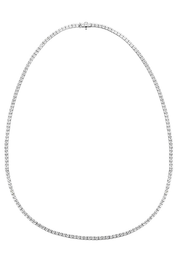 Nam Cho Basic Pavé Riviera Diamond Necklace