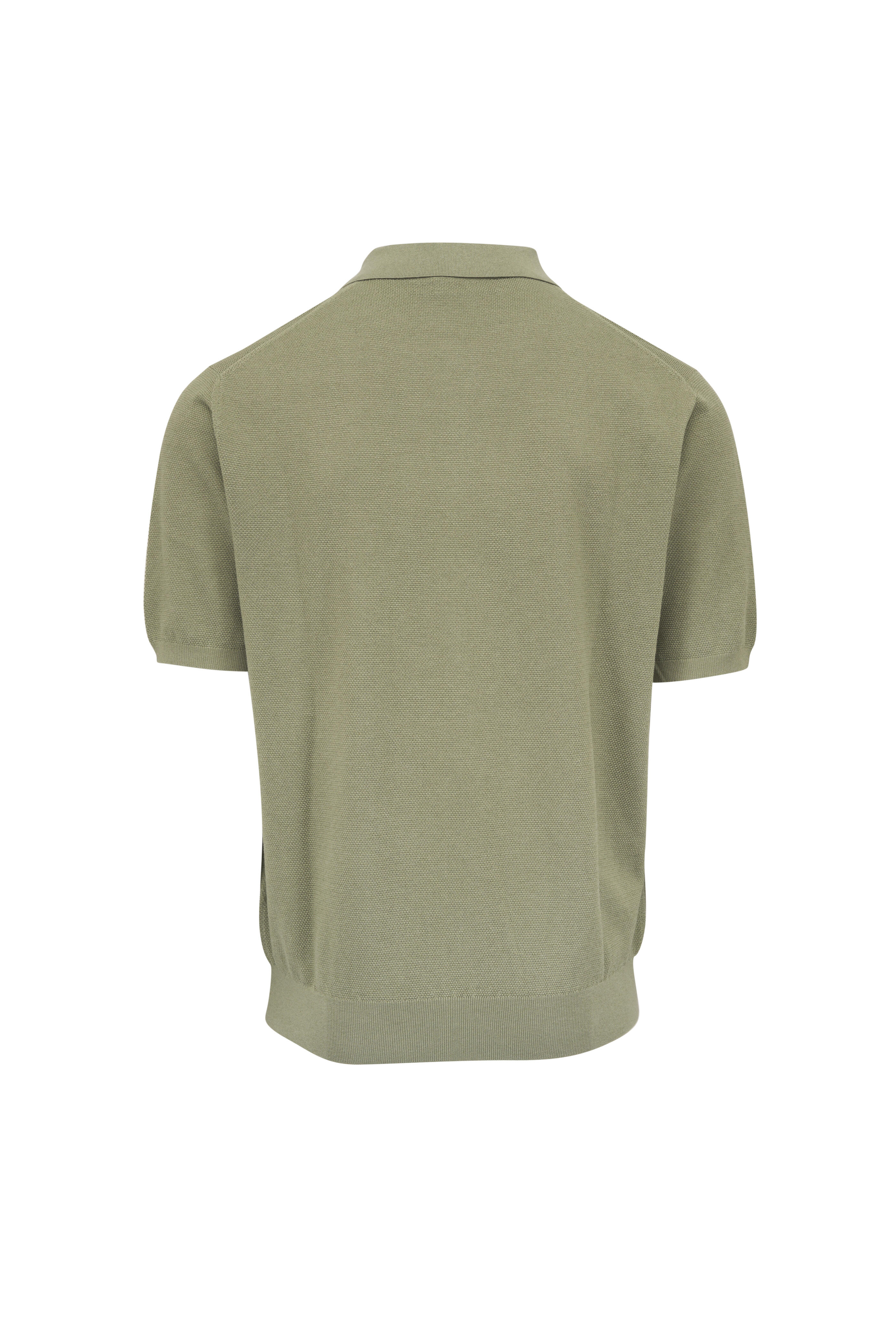 Ralph Lauren Purple Label - Cactus Green Knit Polo