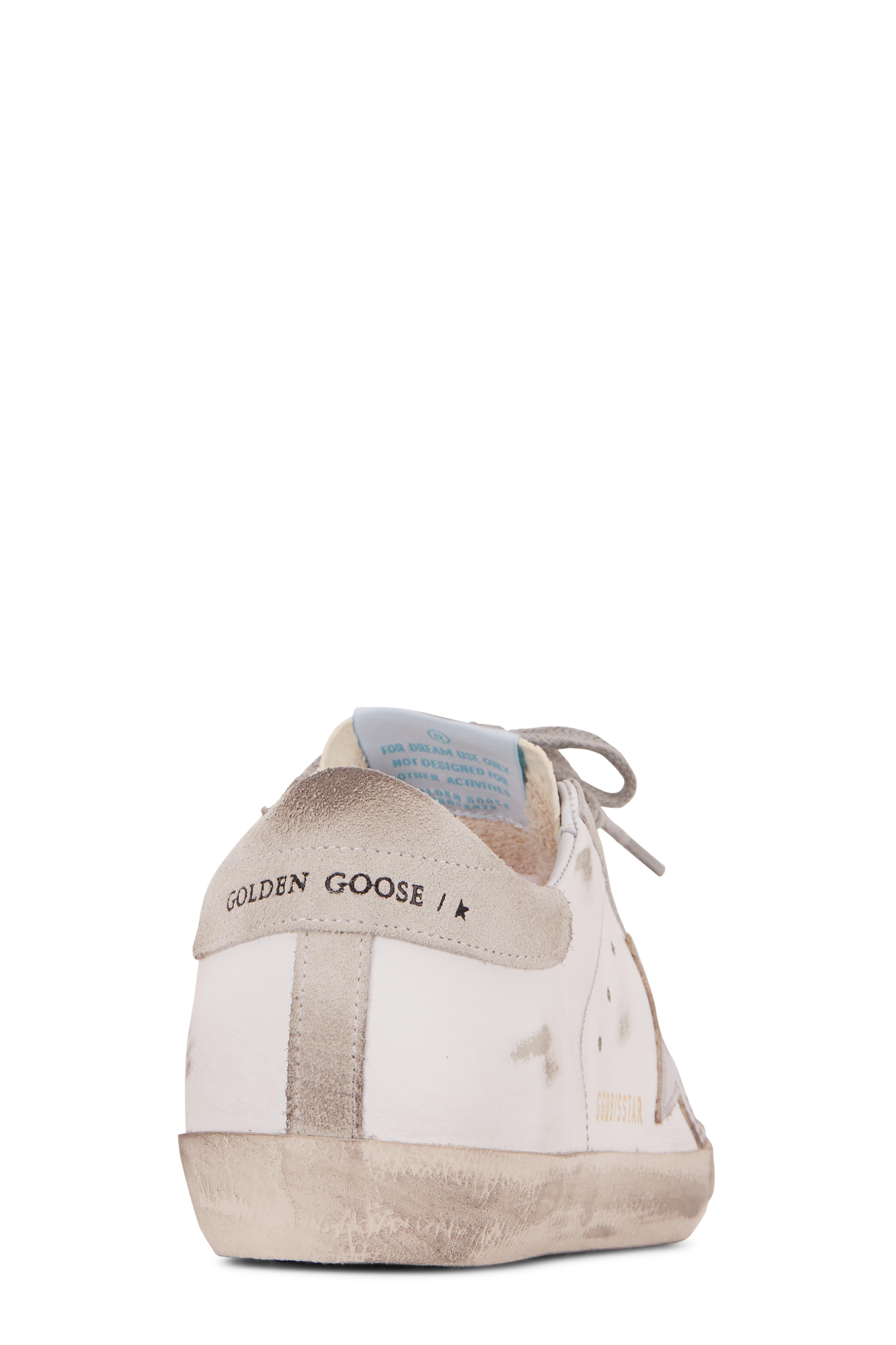 Golden Goose Superstar White Leather Python Sneaker