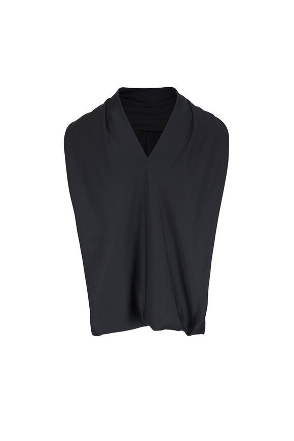 Simkhai Scarlett Black Cape Top - view 2
