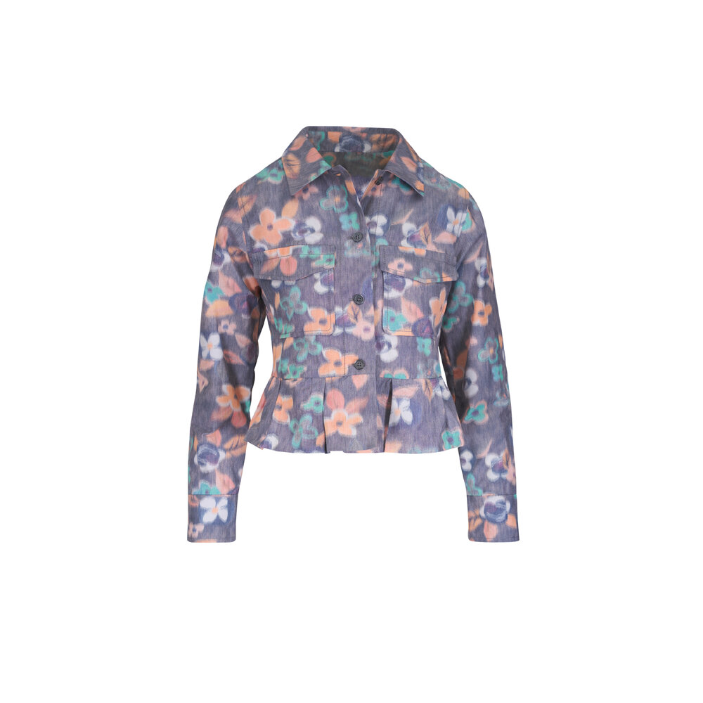 Odeeh - Chin Flowers Multicolor Jacket | Mitchell Stores
