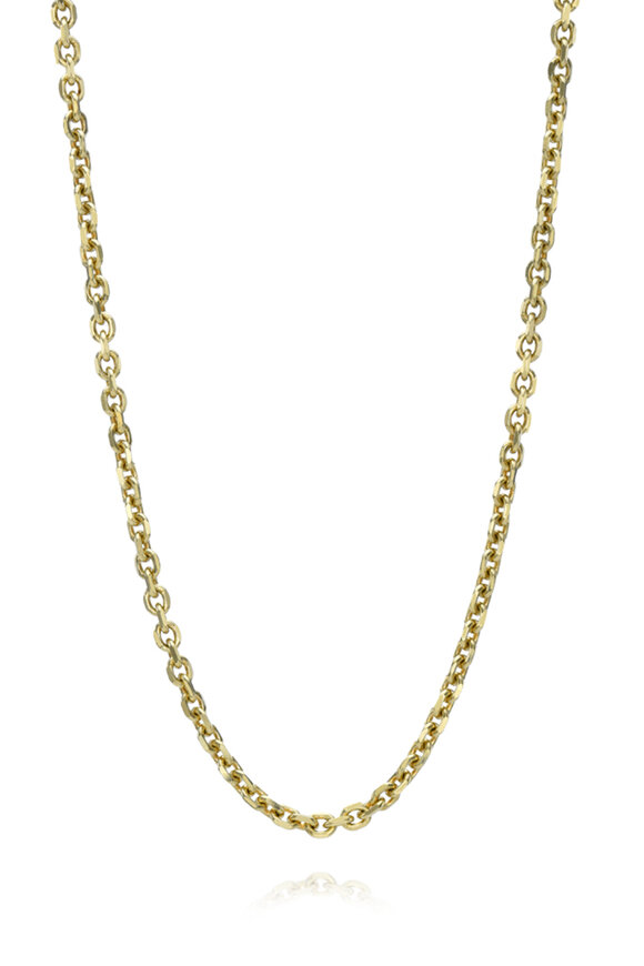 Dru Yellow Gold Boulevard Chain