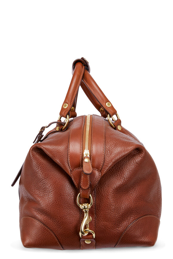 Ghurka - Cavalier Vintage Chestnut Leather Duffle Bag