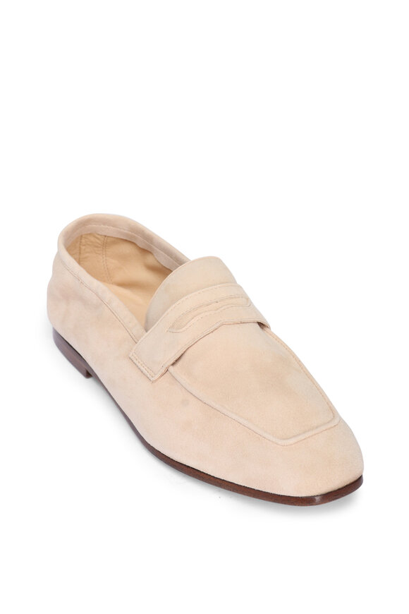 Sophique Milano Essenziale Sand Suede Loafer
