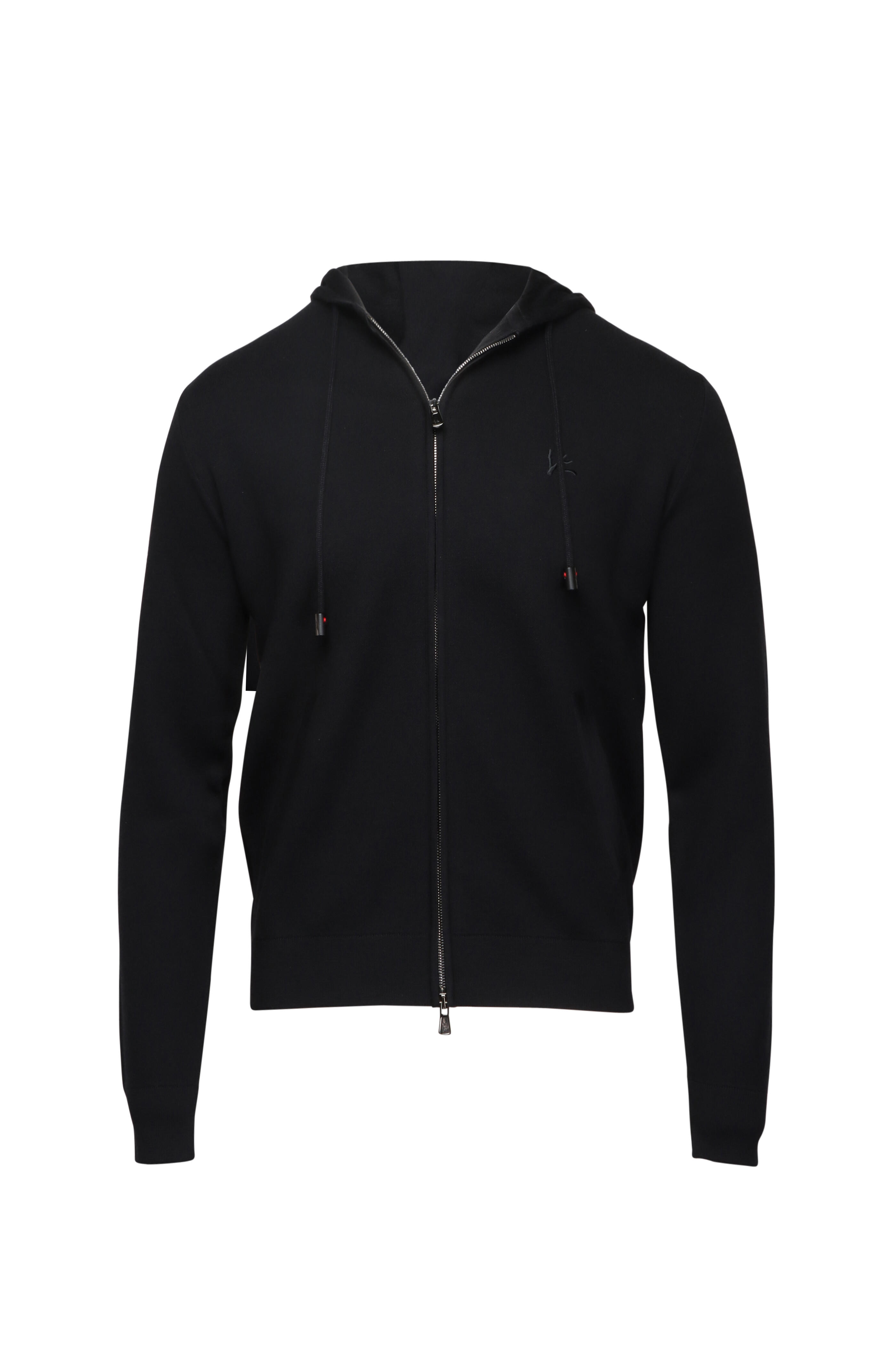 Isaia - Black Full Zip Hoodie