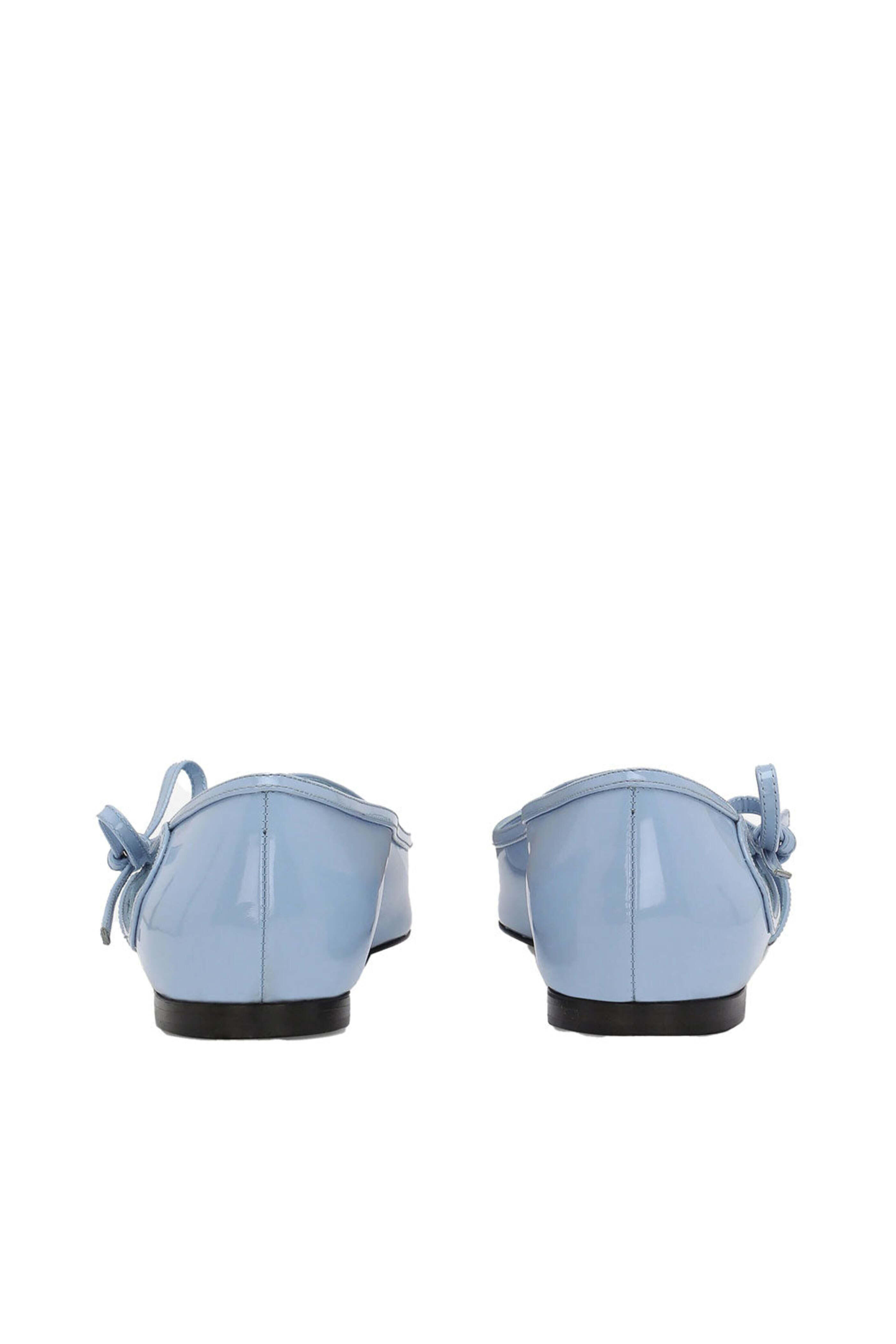 Dolce & Gabbana - Polished Ballerina Flat in Blue