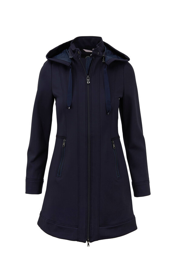 Bogner - Eliza Navy Hooded Coat