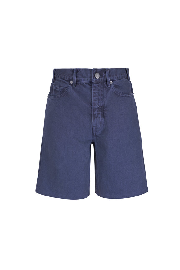 Nili Lotan Russel Admiral Blue Denim Shorts
